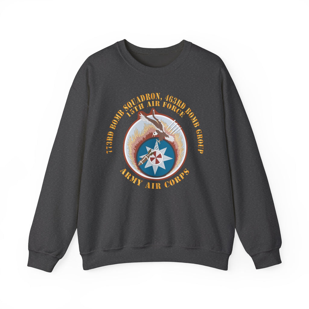 Crewneck Sweatshirt - AAC - 773rd Bomb Squadron, 463rd Bomb Group - 15th AF X 300