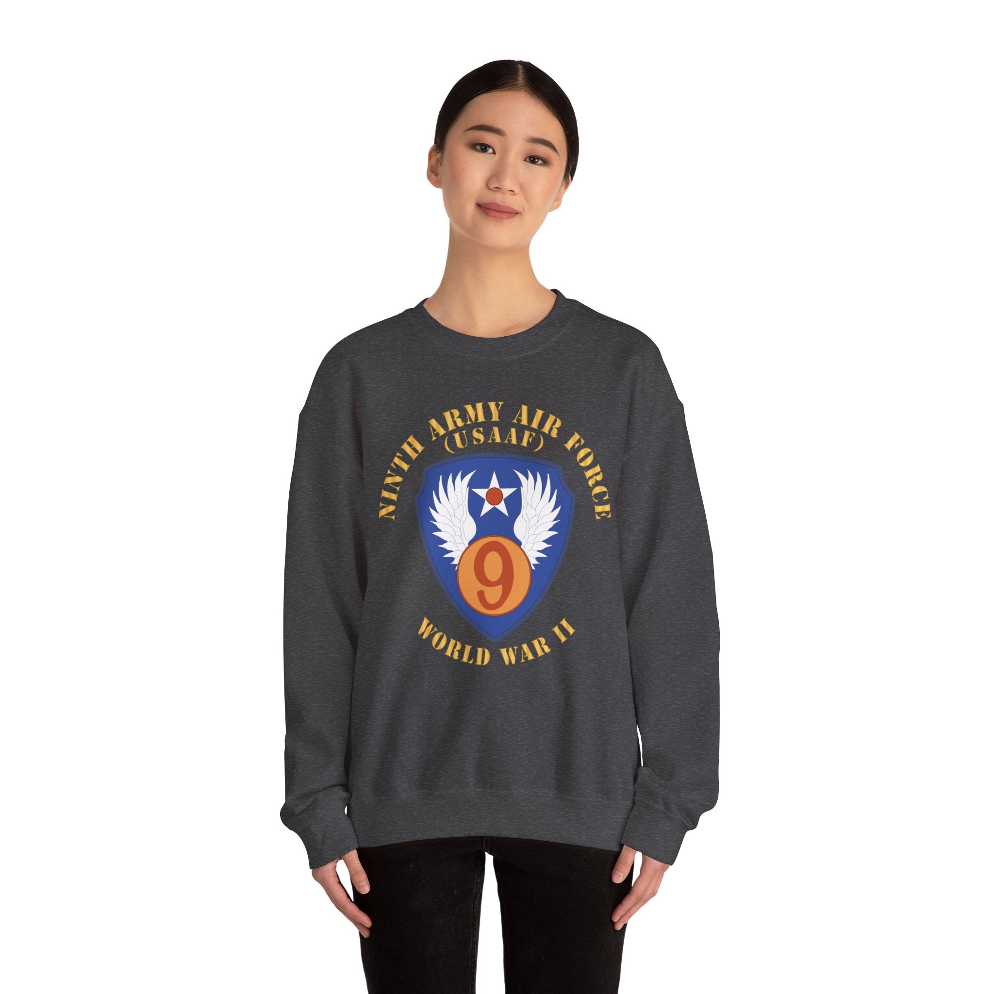 Crewneck Sweatshirt - AAC - SSI - 9th Air Force - WWII - USAAF x 300