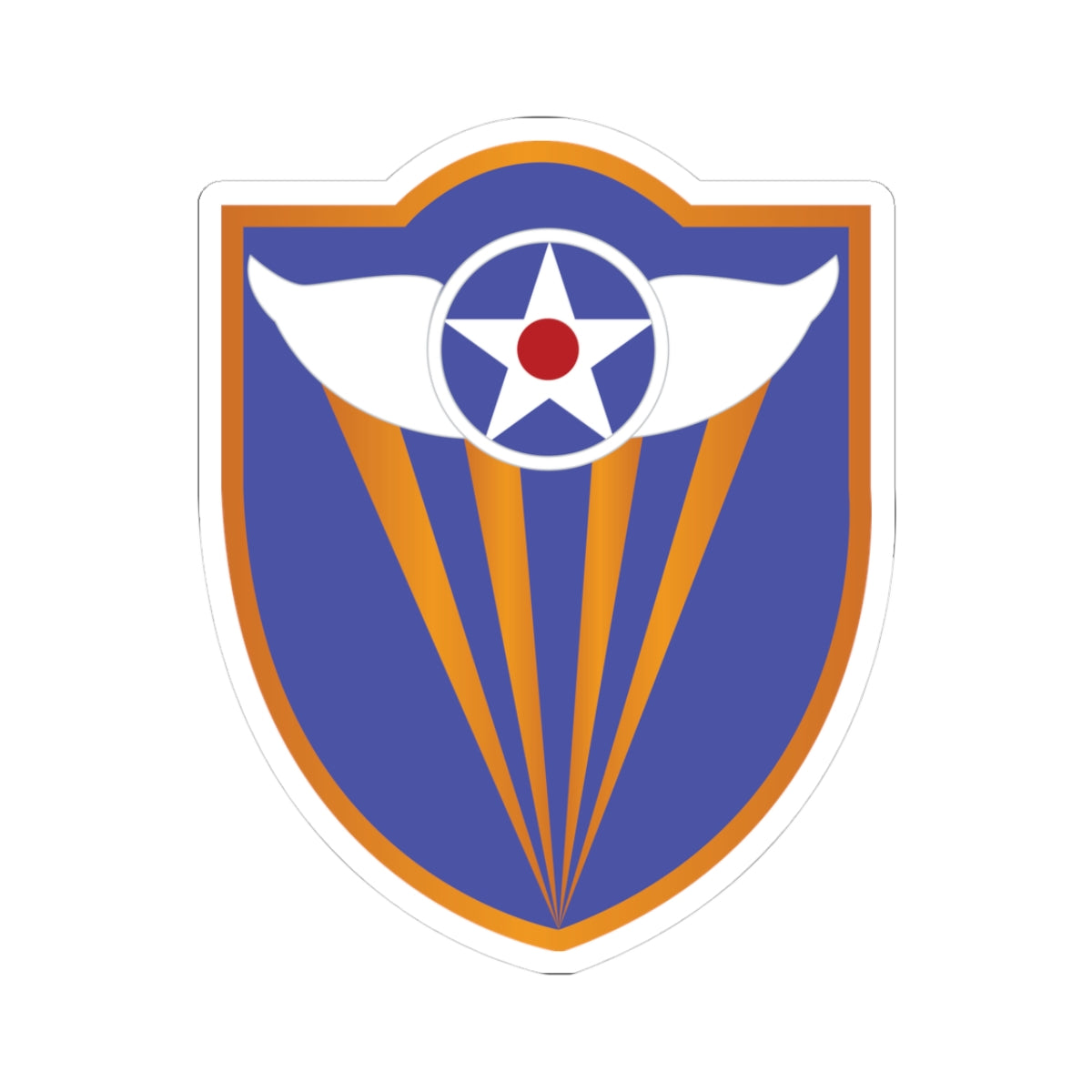 Kiss-Cut Stickers - AAC - SSI - 4th Air Force wo Txt X 300