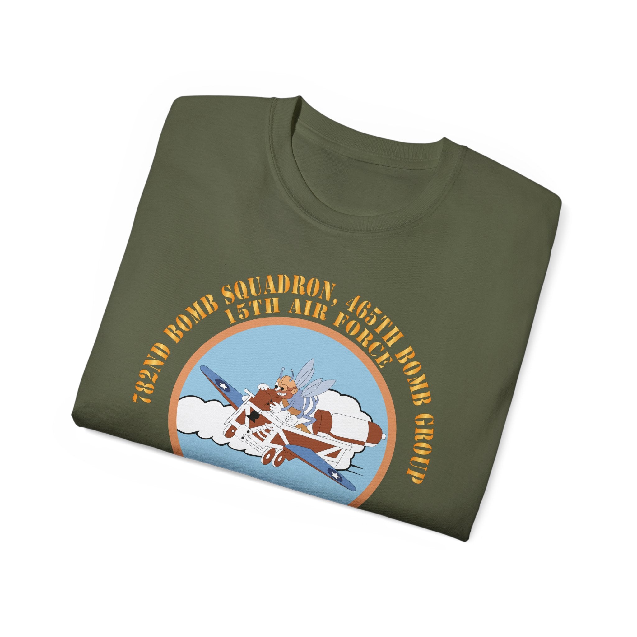 Unisex Ultra Cotton Tee - AAC - 782nd Bomb Squadron, 465th Bomb Group - 15th AF X 300