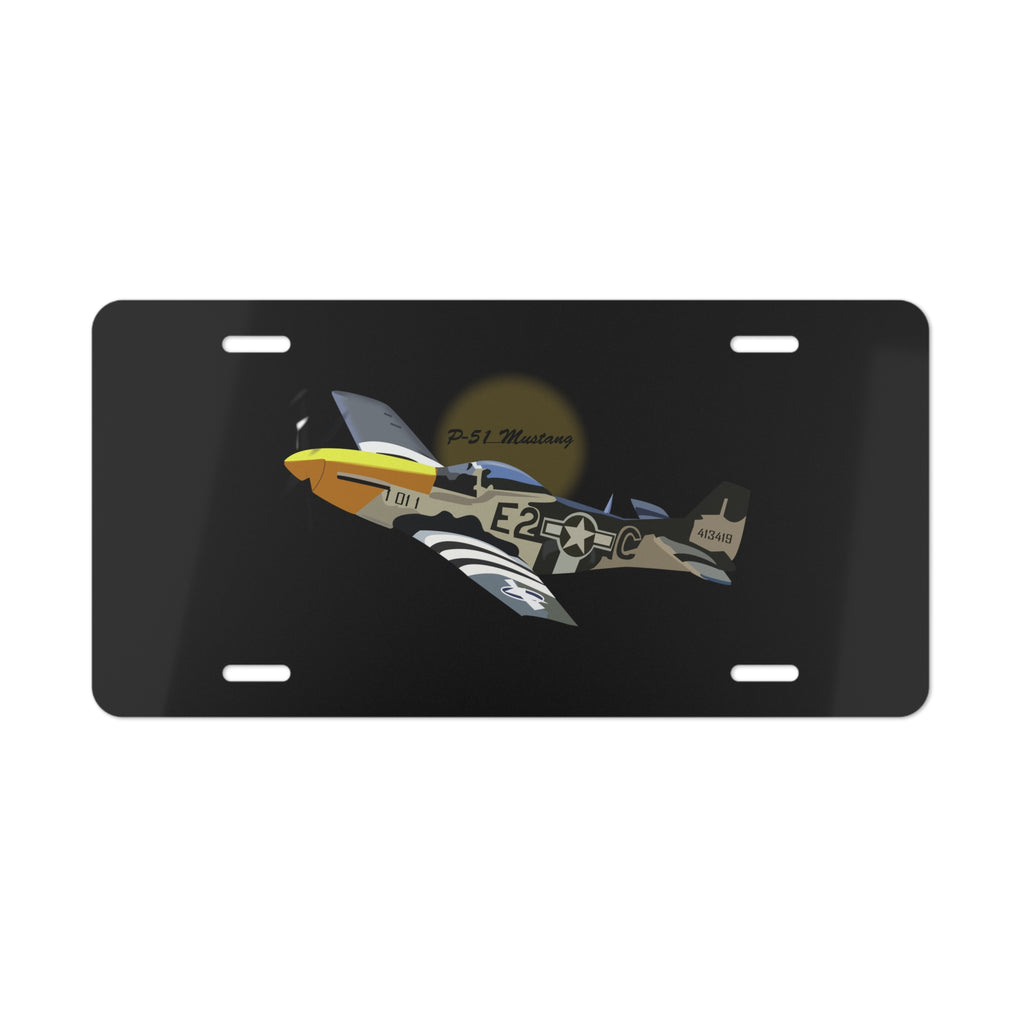 License Plate - Army Air Corps P-51 Mustang wo AAC X 300
