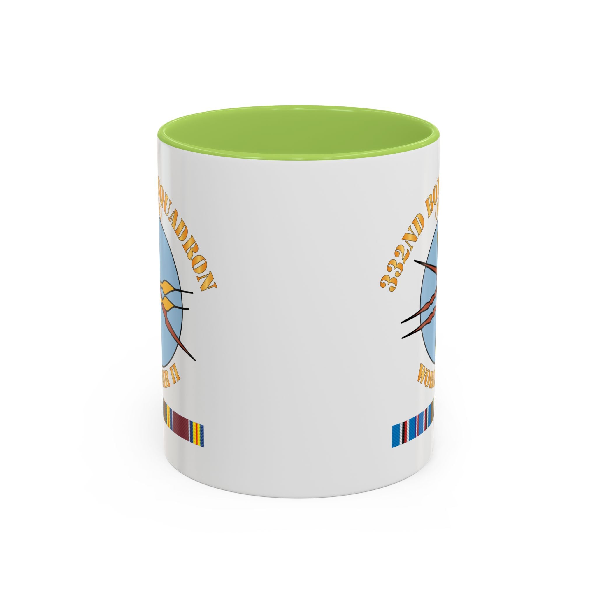 Accent Coffee Mug - AAC - 332nd Bomb Squadron WWII w SVC X 300