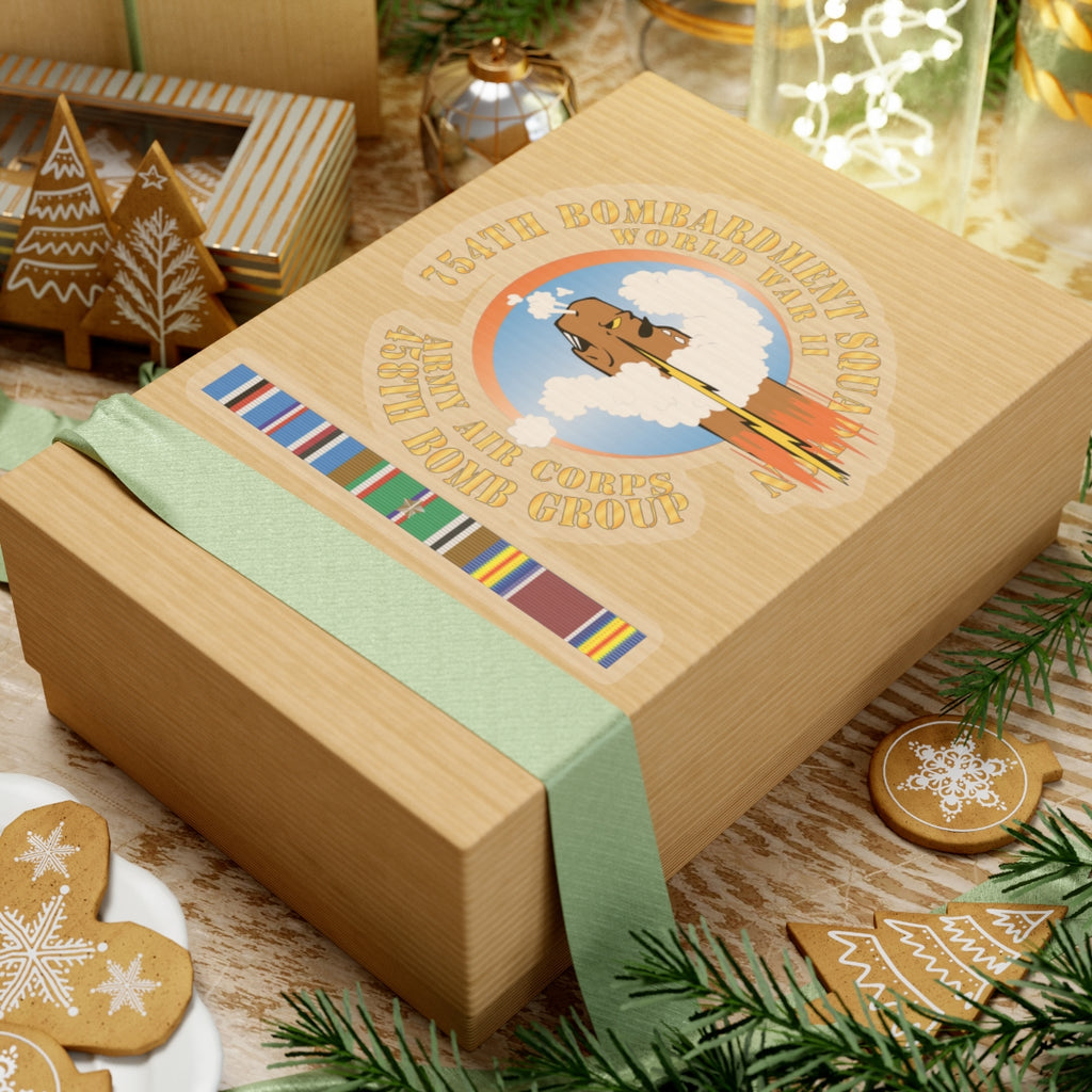 Kiss-Cut Stickers - AAC - 754th Bombardment Squadron - 458th Bomb Group - WWII w EUR SVC X 300