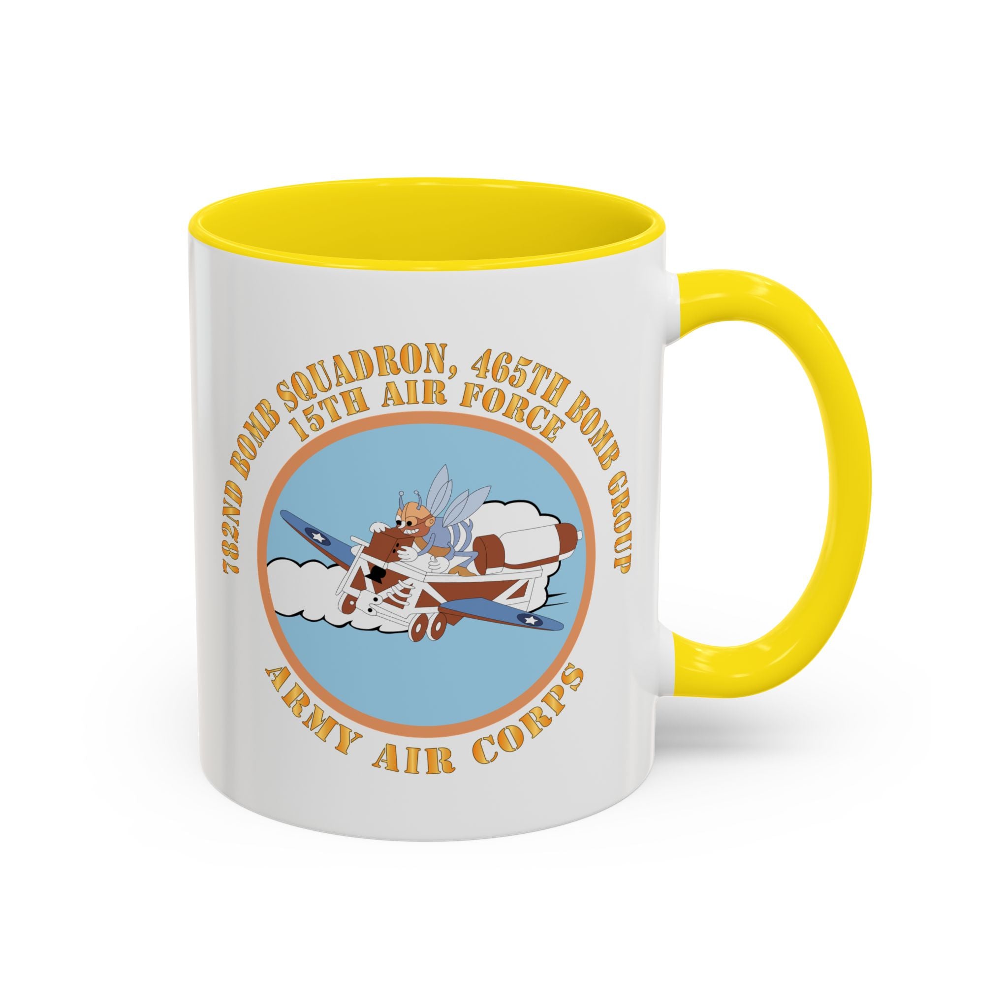 Accent Coffee Mug - AAC - 782nd Bomb Squadron, 465th Bomb Group - 15th AF X 300