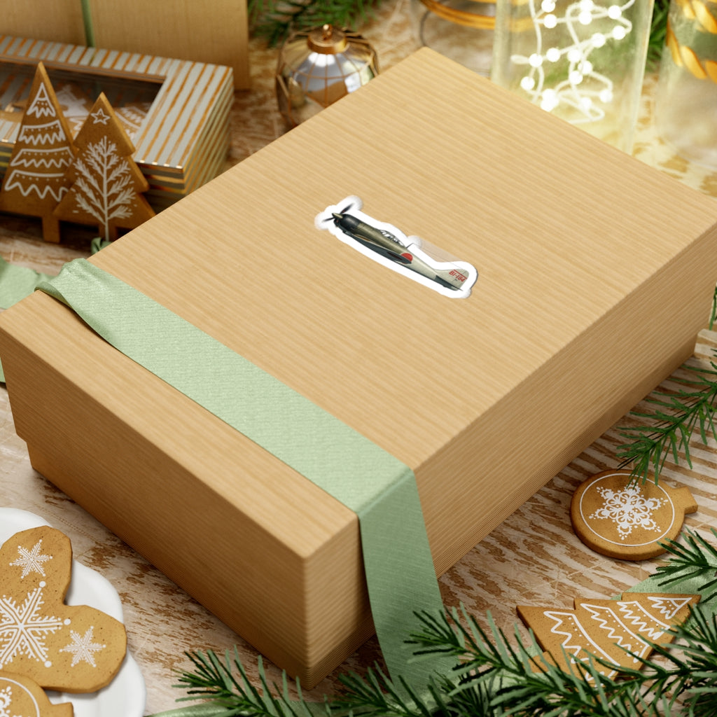 Kiss-Cut Stickers - WWII - Fighter Aircraft - Japanese Zero - Profile - Left