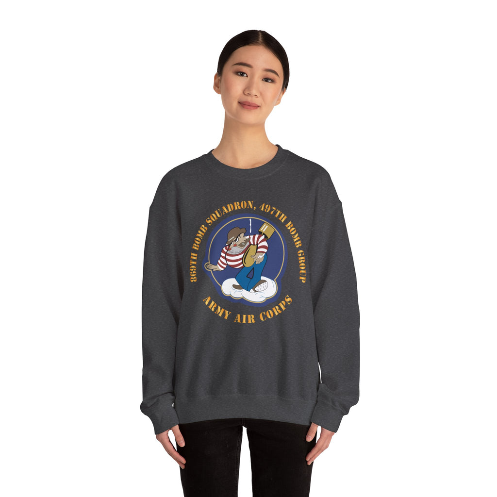 Crewneck Sweatshirt - AAC - 869th Bomb Squadron, 497th Bomb Group X 300