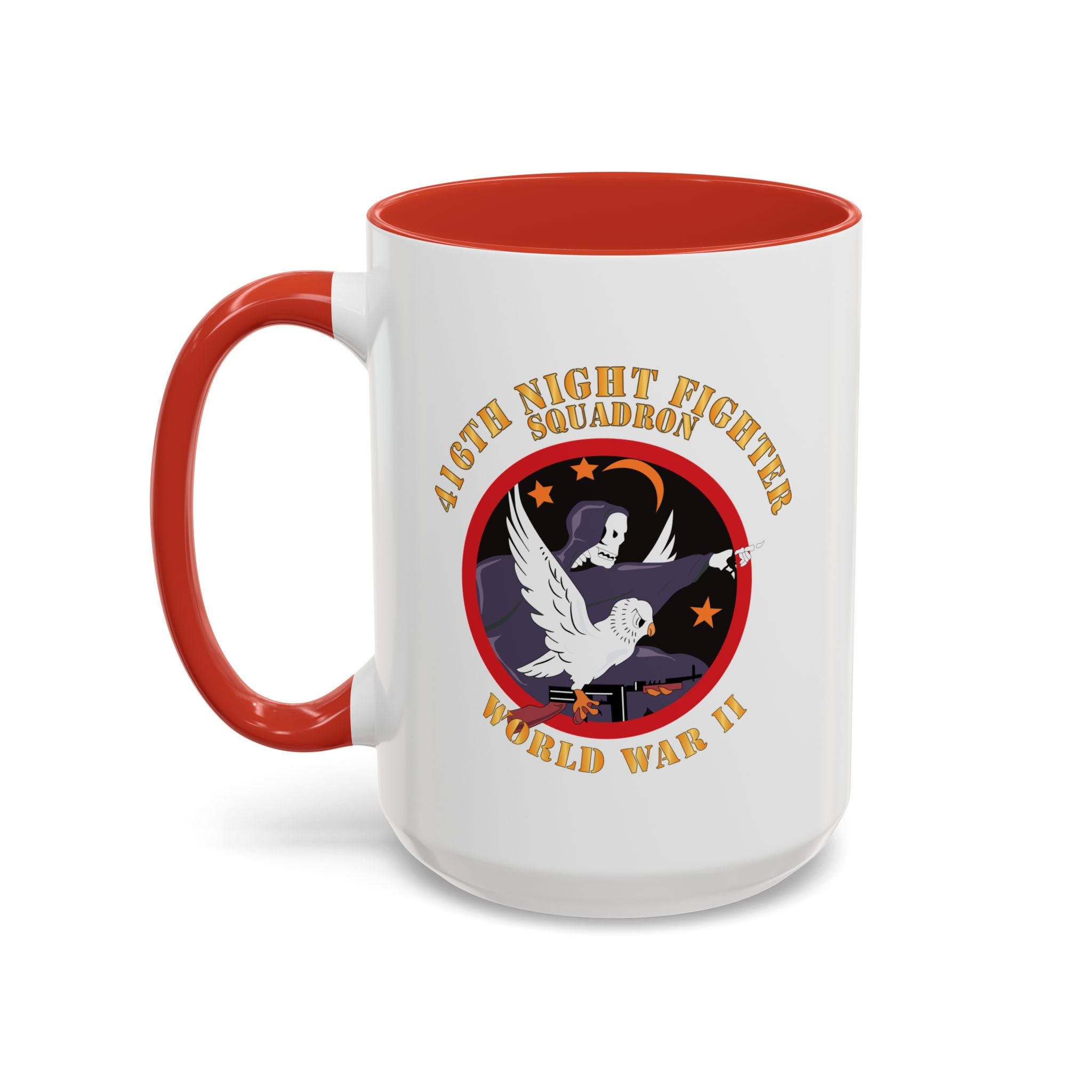 Accent Coffee Mug - AAC - 416th Night Fighter Squadron - WWII X 300
