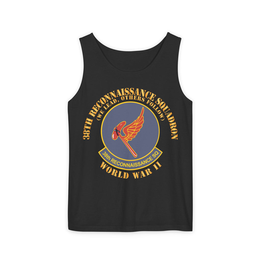 Unisex Garment-Dyed Tank Top - AAC - 38th Reconnaissance Squadron - WWII X 300
