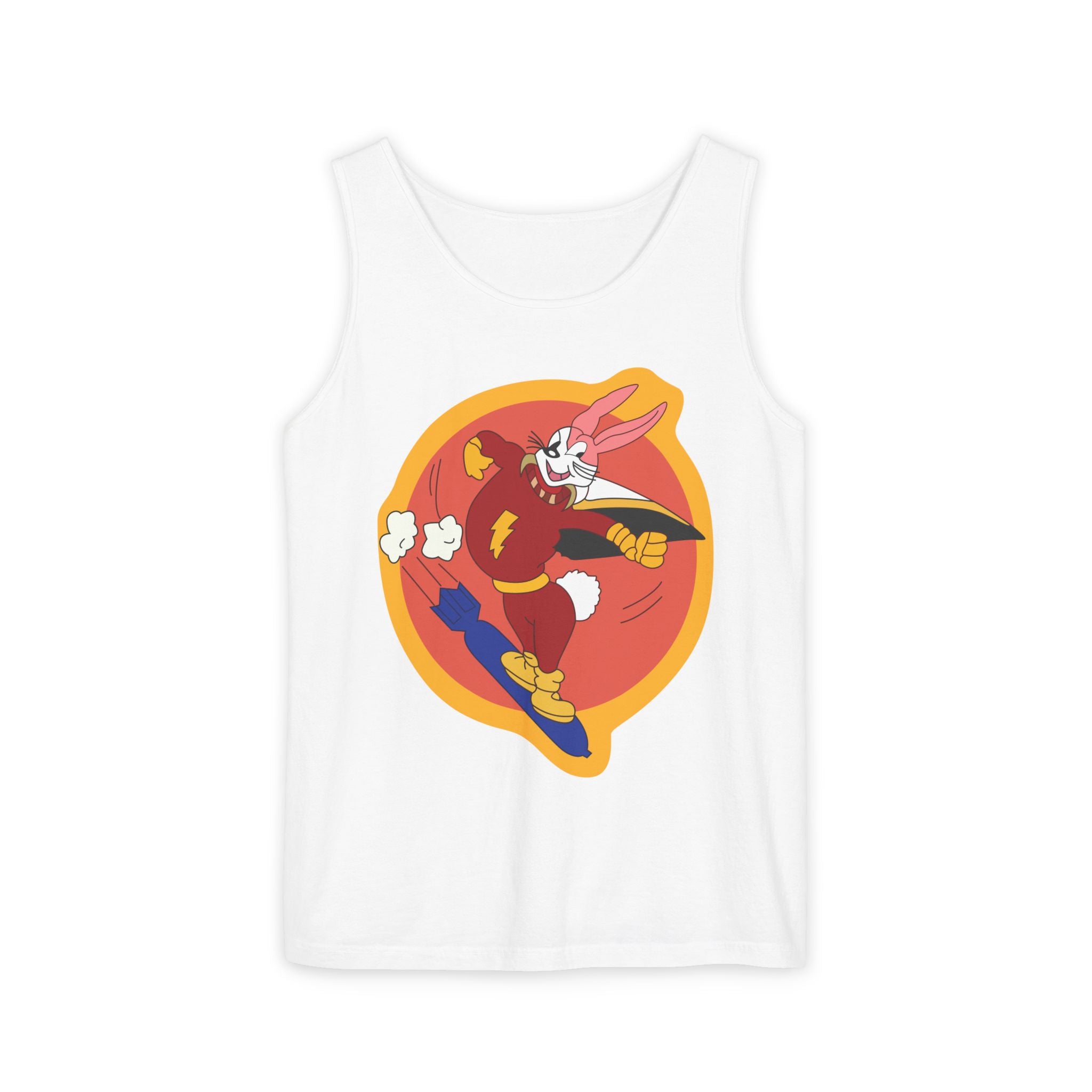 Unisex Garment-Dyed Tank Top - ACC - 715th  Bombardment Squadron wo Txt X 300