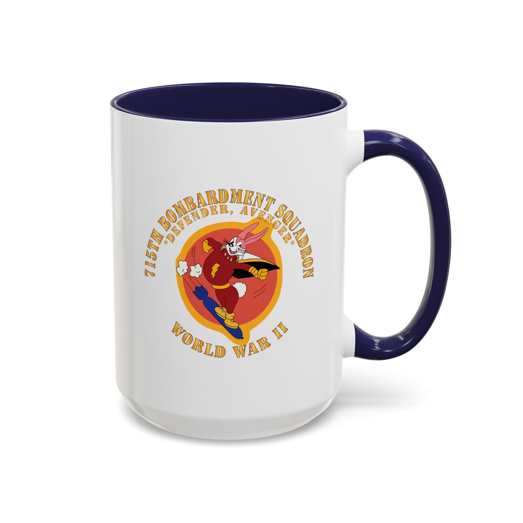 Accent Coffee Mug - ACC - 715th  Bombardment Squadron - Defender, Avenger - World War II X 300