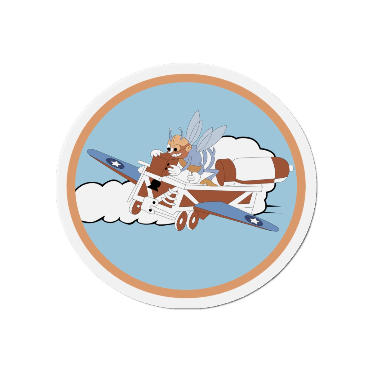 Die-Cut Magnets - AAC - 782nd Bomb Squadron, 465th Bomb Group - 15th AF wo Txt X 300