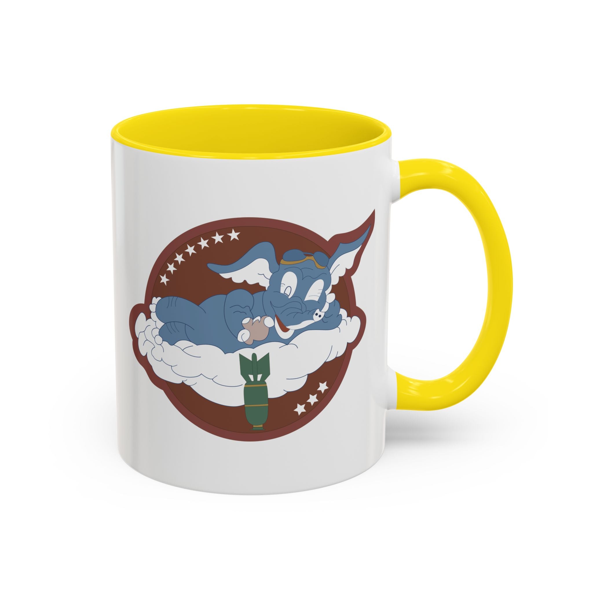 Accent Coffee Mug - AAC - 873rd Bomb Squadron, 498th Bomb Group - 20th AAF wo Txt X 300