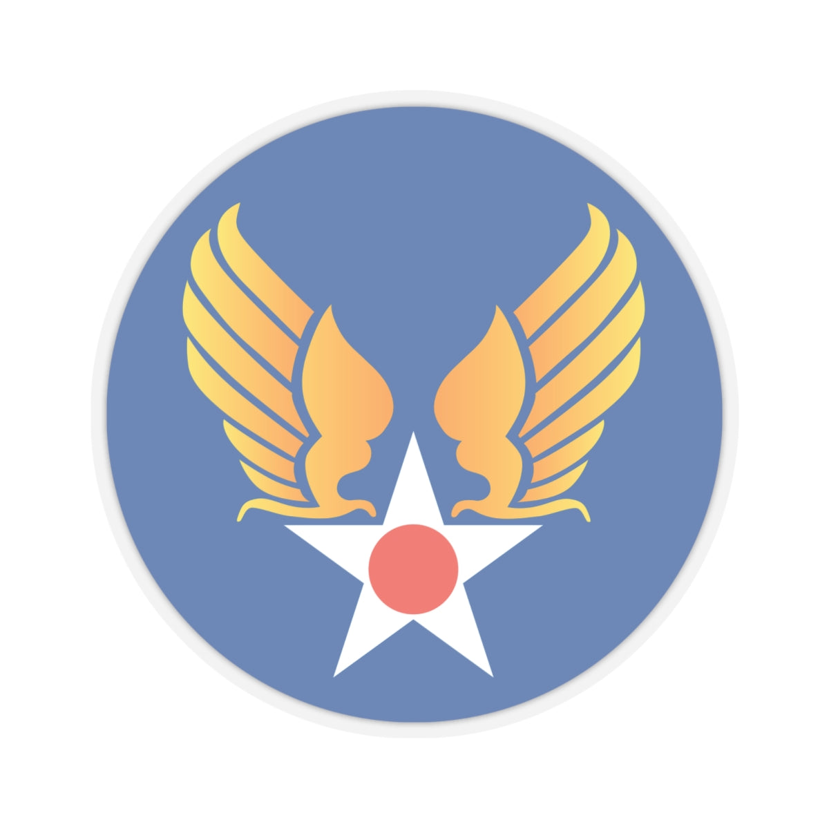 Kiss-Cut Stickers - SSI - AAC - 1st Army Air Force wo Txt X 300