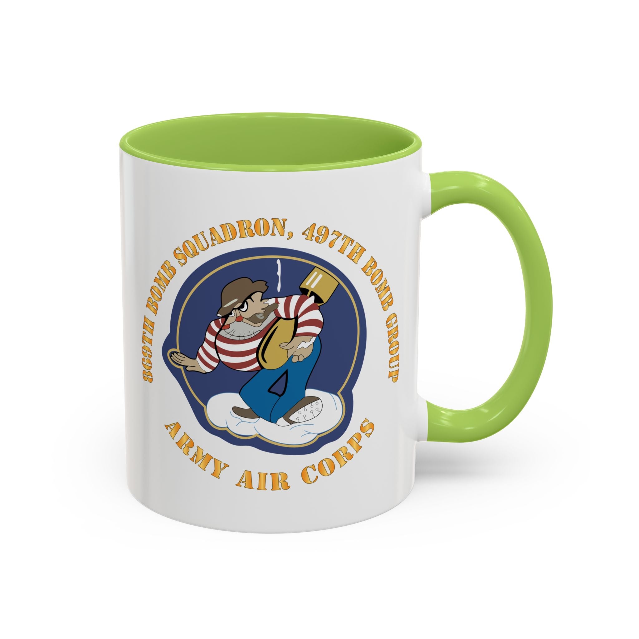 Accent Coffee Mug - AAC - 869th Bomb Squadron, 497th Bomb Group X 300