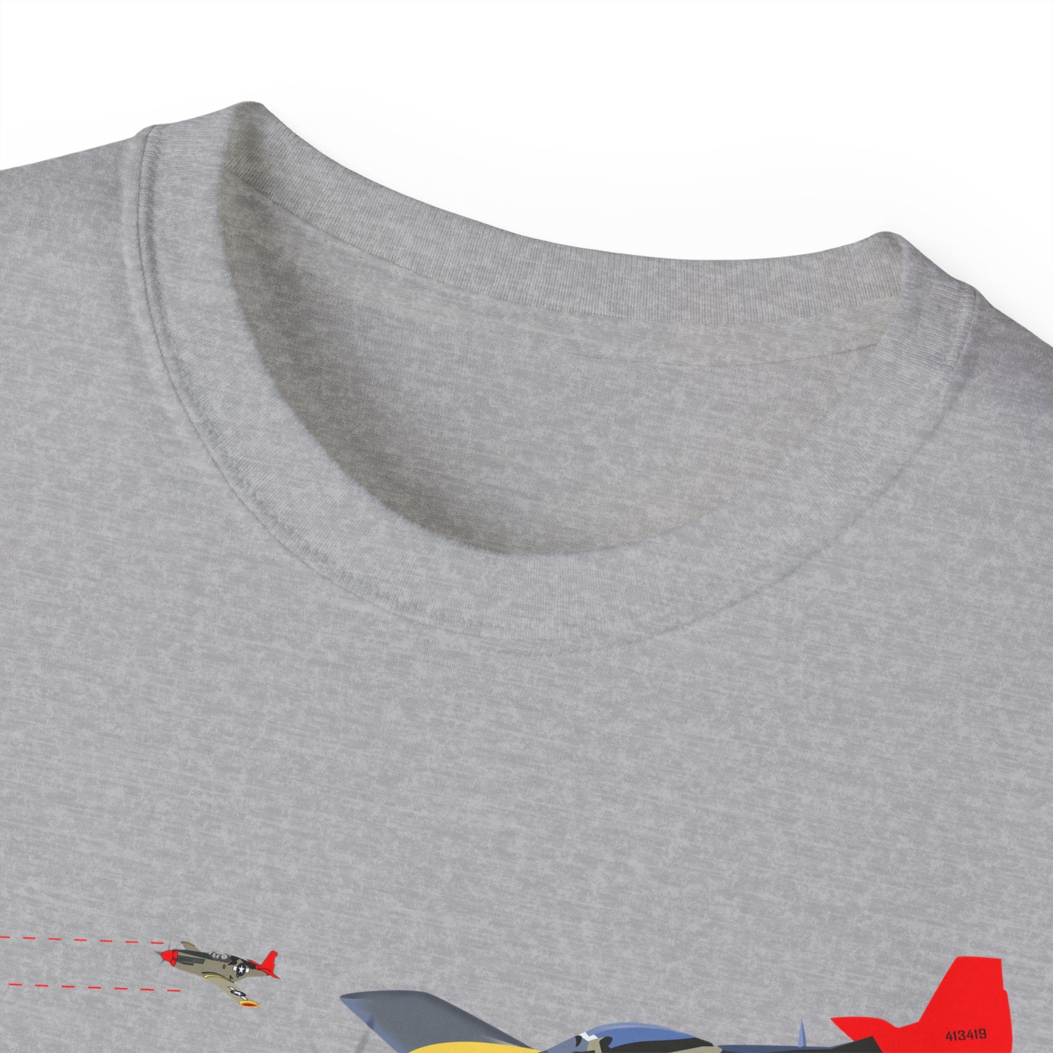 Unisex Ultra Cotton Tee - Army - AAC - 332nd Fighter Group - Red Tails - At War