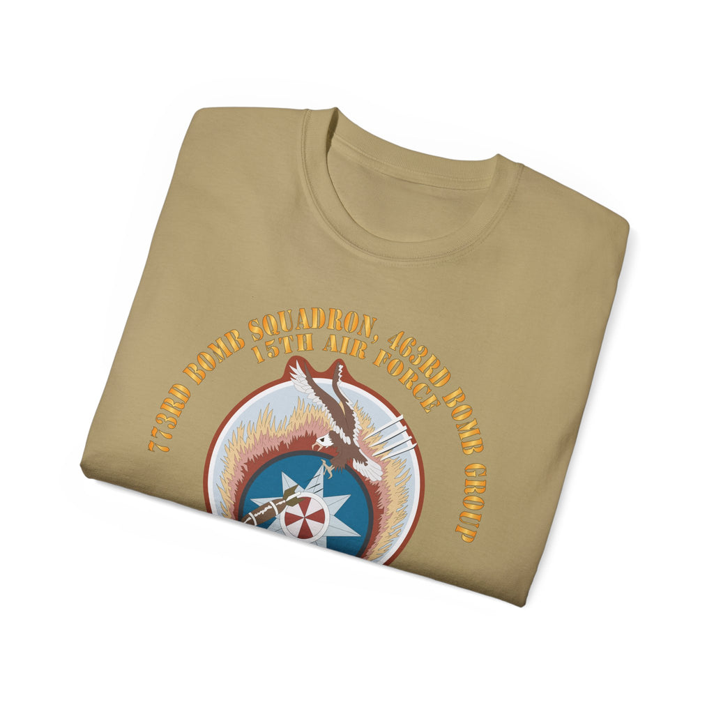 Unisex Ultra Cotton Tee - AAC - 773rd Bomb Squadron, 463rd Bomb Group - 15th AF X 300