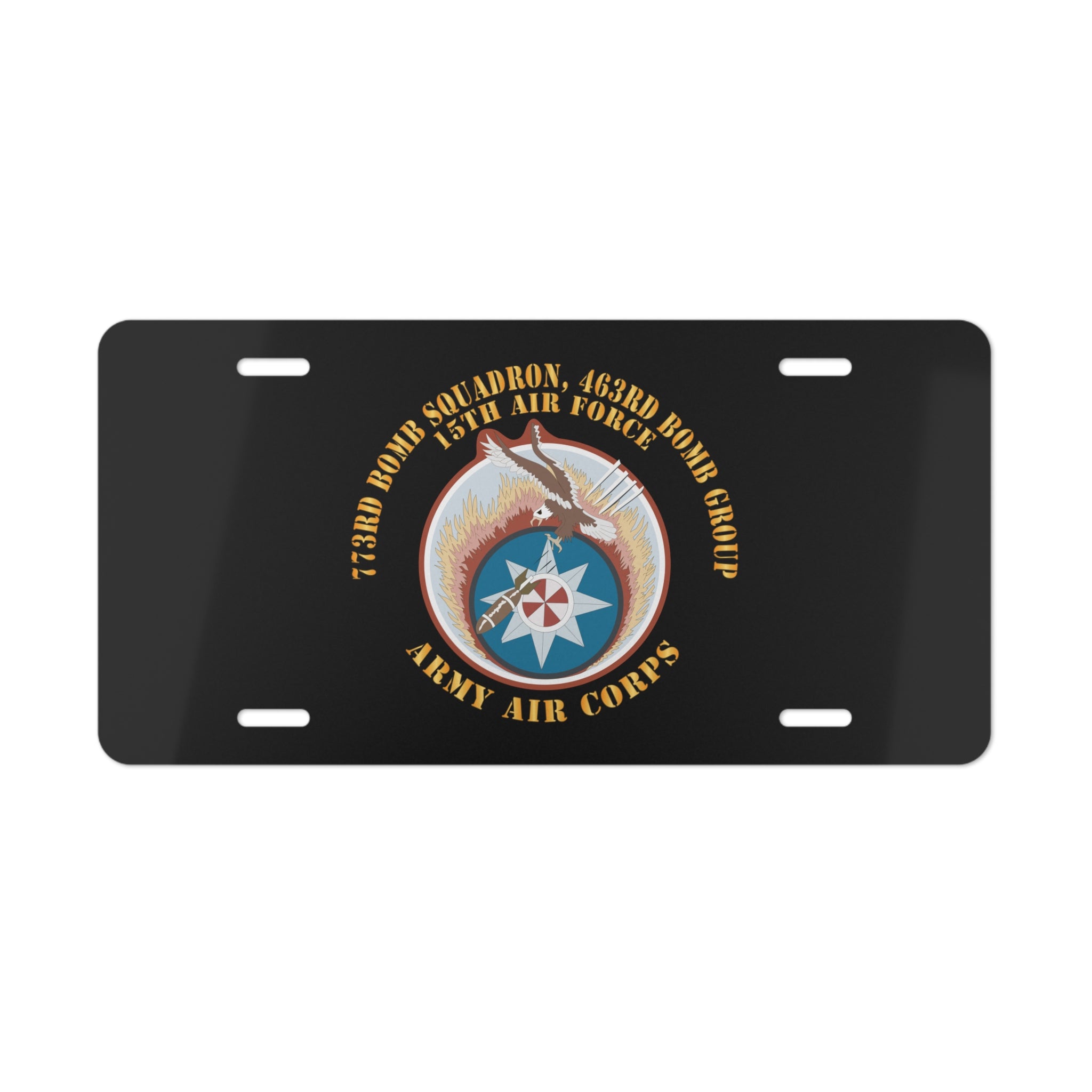 License Plate - AAC - 773rd Bomb Squadron, 463rd Bomb Group - 15th AF X 300