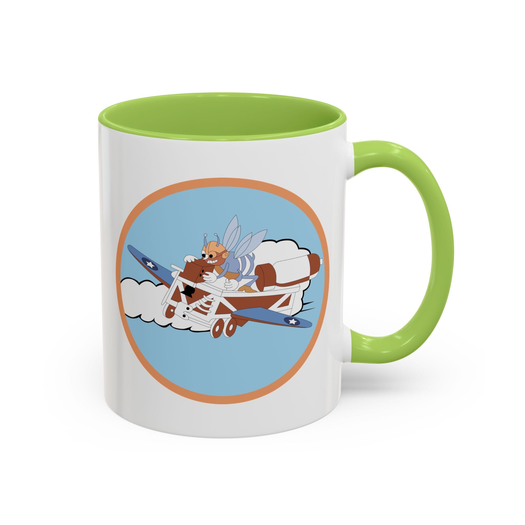 Accent Coffee Mug - AAC - 782nd Bomb Squadron, 465th Bomb Group - 15th AF wo Txt X 300