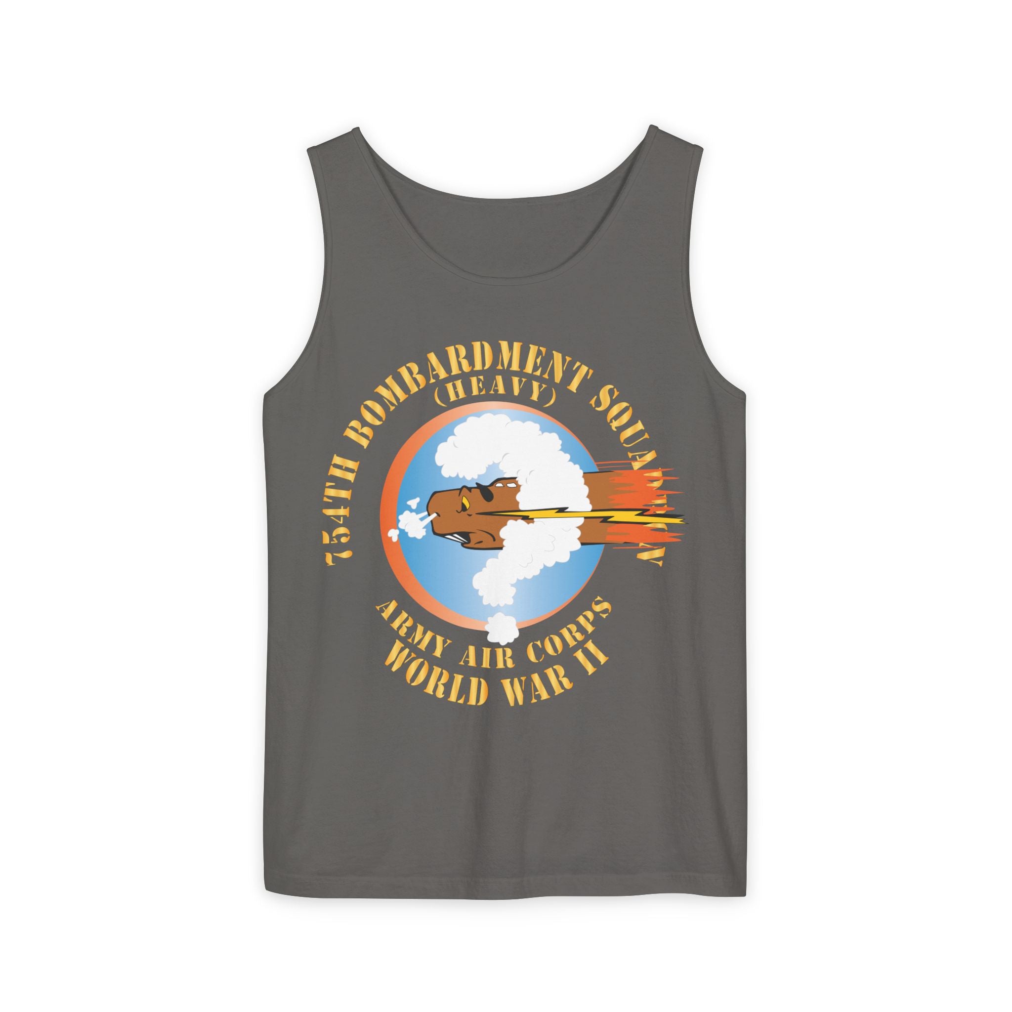 Unisex Garment-Dyed Tank Top - AAC - 754th Bombardment Squadron - Army Air Corps - WWII X 300