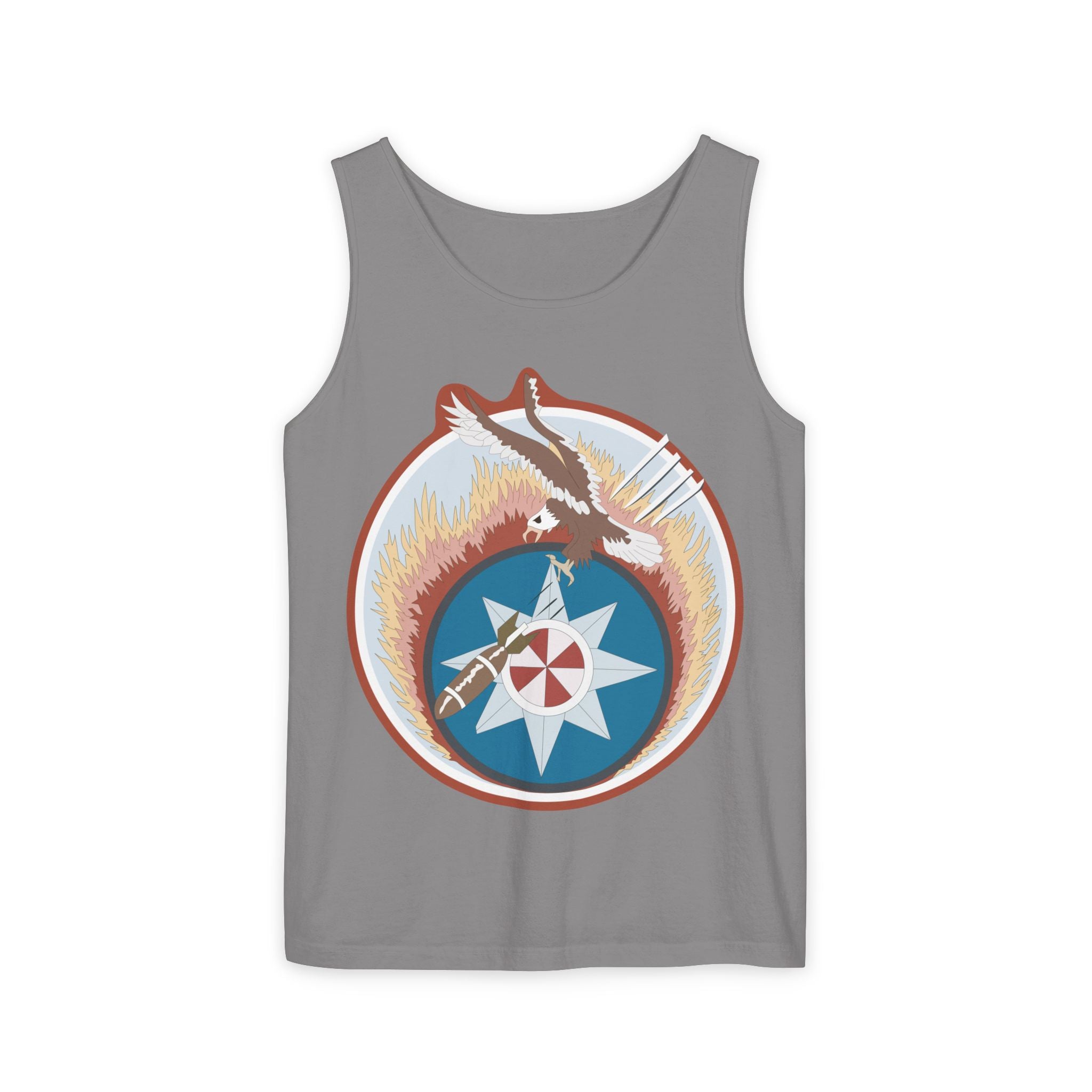 Unisex Garment-Dyed Tank Top - AAC - 773rd Bomb Squadron, 463rd Bomb Group - 15th AF wo Txt X 300