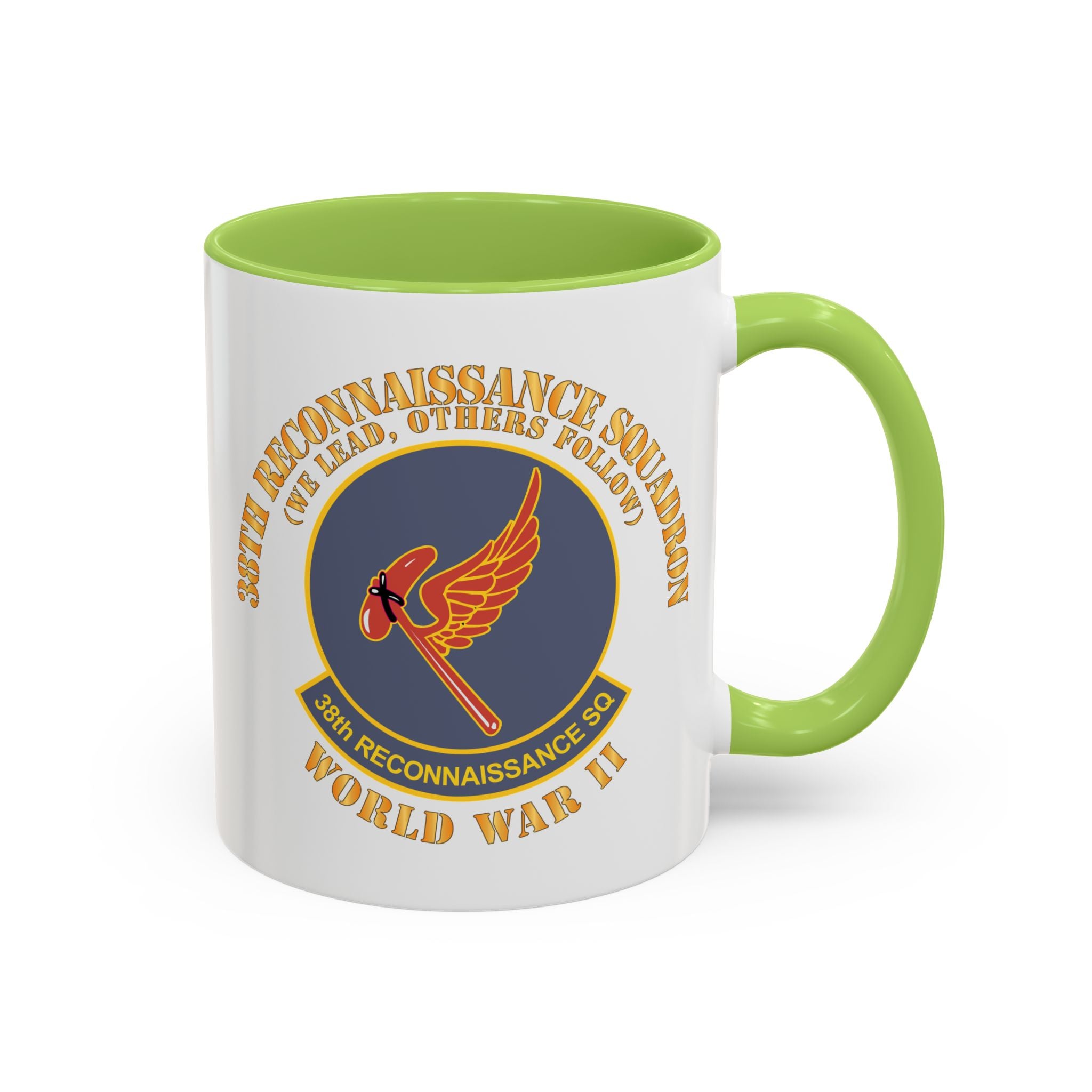 Accent Coffee Mug - AAC - 38th Reconnaissance Squadron - WWII X 300