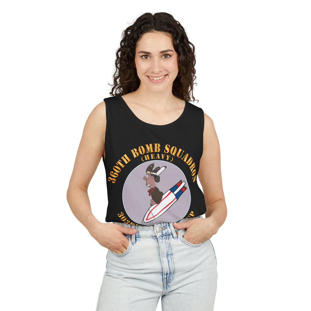 Unisex Garment-Dyed Tank Top - AAC - 360th Bomb Squadron - 303rd BG - WWII X 300