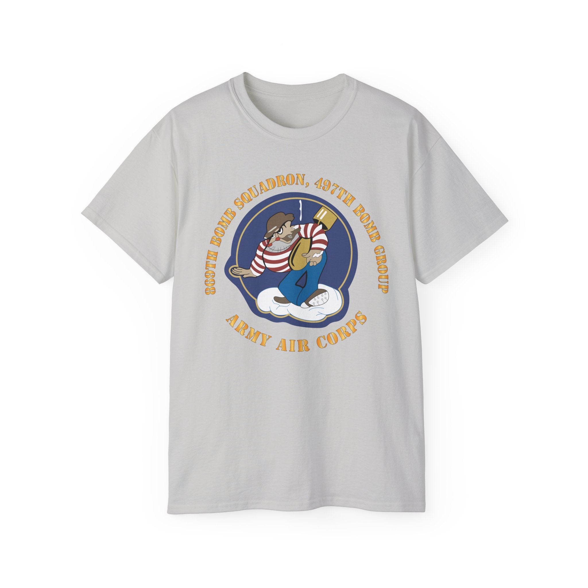 Unisex Ultra Cotton Tee - AAC - 869th Bomb Squadron, 497th Bomb Group X 300