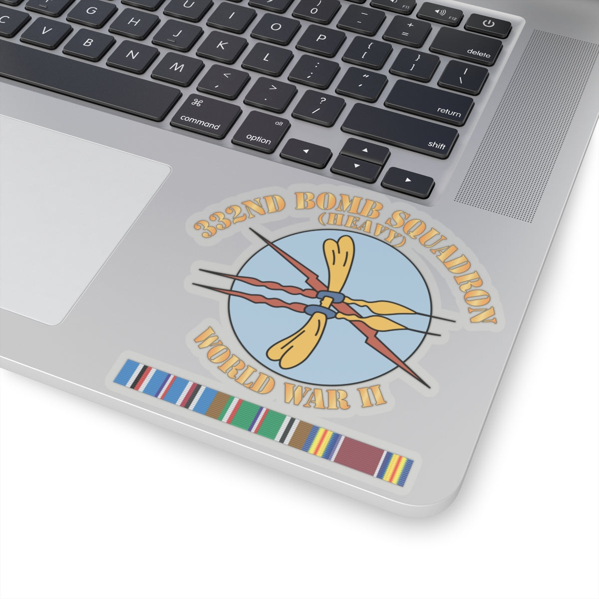 Kiss-Cut Stickers - AAC - 332nd Bomb Squadron WWII w SVC X 300