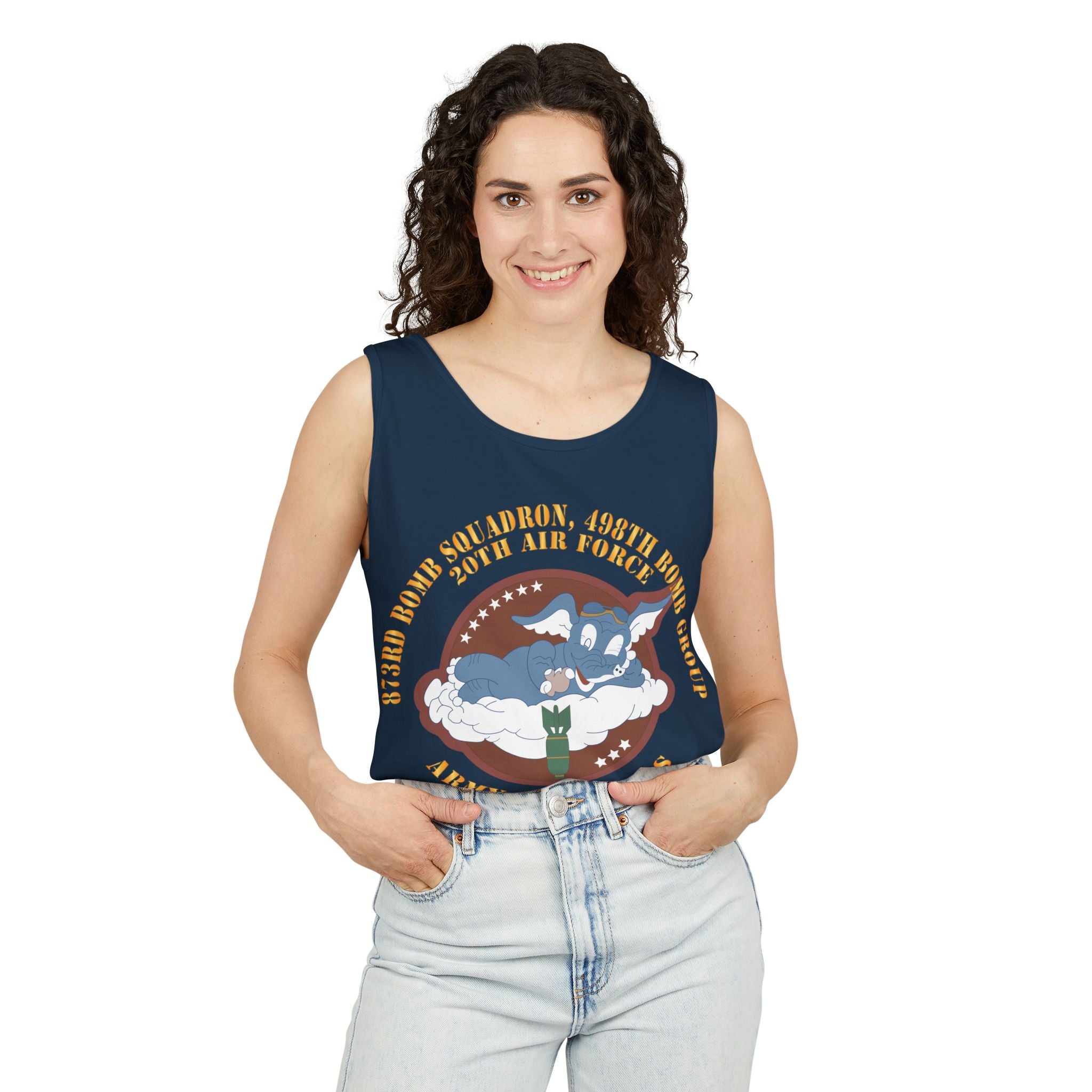 Unisex Garment-Dyed Tank Top - AAC - SSI - 4th Air Force - WWII - USAAF x 300