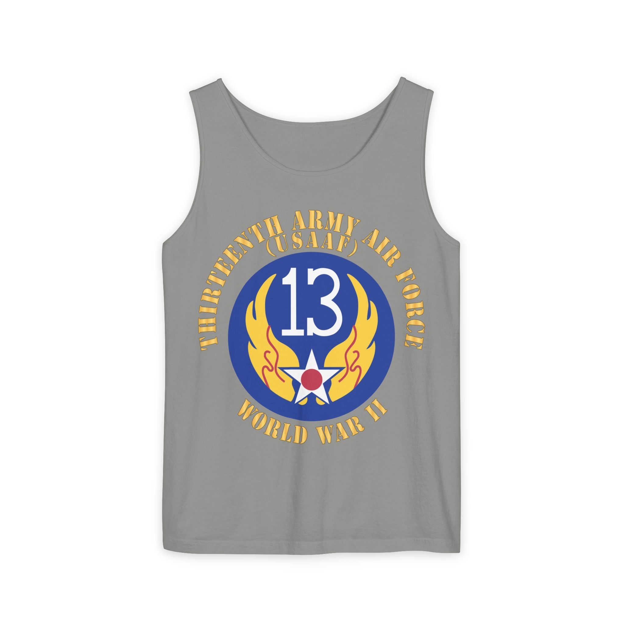 Unisex Garment-Dyed Tank Top - AAC - SSI - 13th Air Force - WWII - USAAF x 300