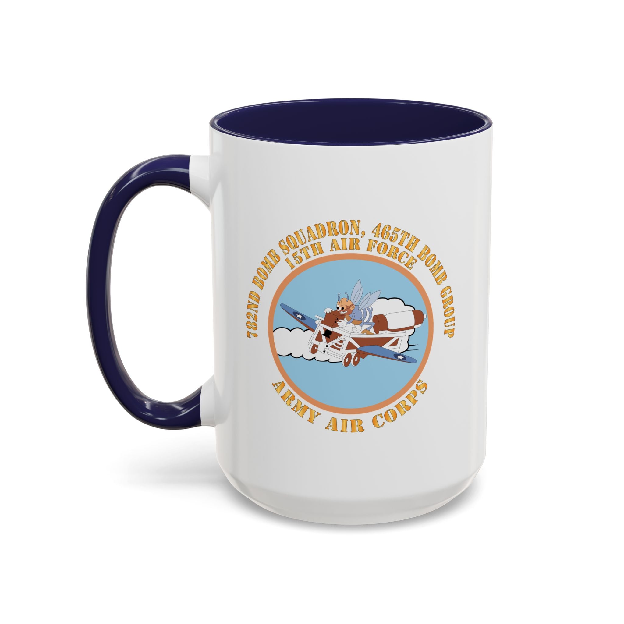Accent Coffee Mug - AAC - 782nd Bomb Squadron, 465th Bomb Group - 15th AF X 300