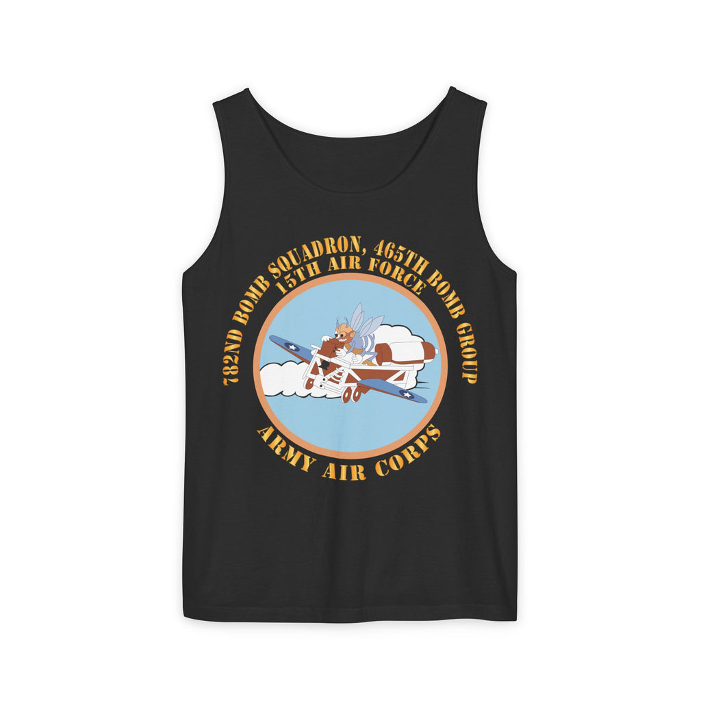 Unisex Garment-Dyed Tank Top - AAC - 782nd Bomb Squadron, 465th Bomb Group - 15th AF X 300