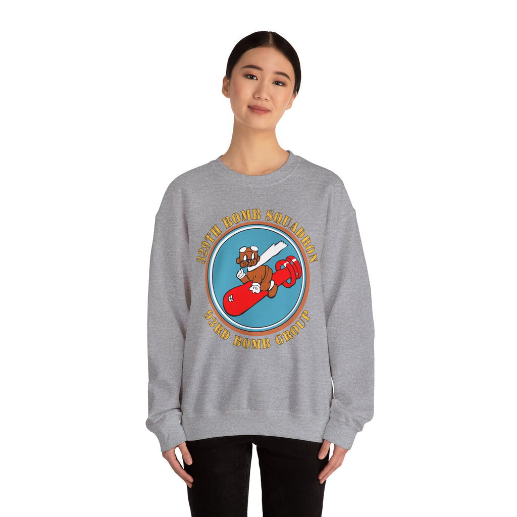 Crewneck Sweatshirt - AAC - 329th Bomb Squadron,93rd Bomb Group - WWII - USAAF