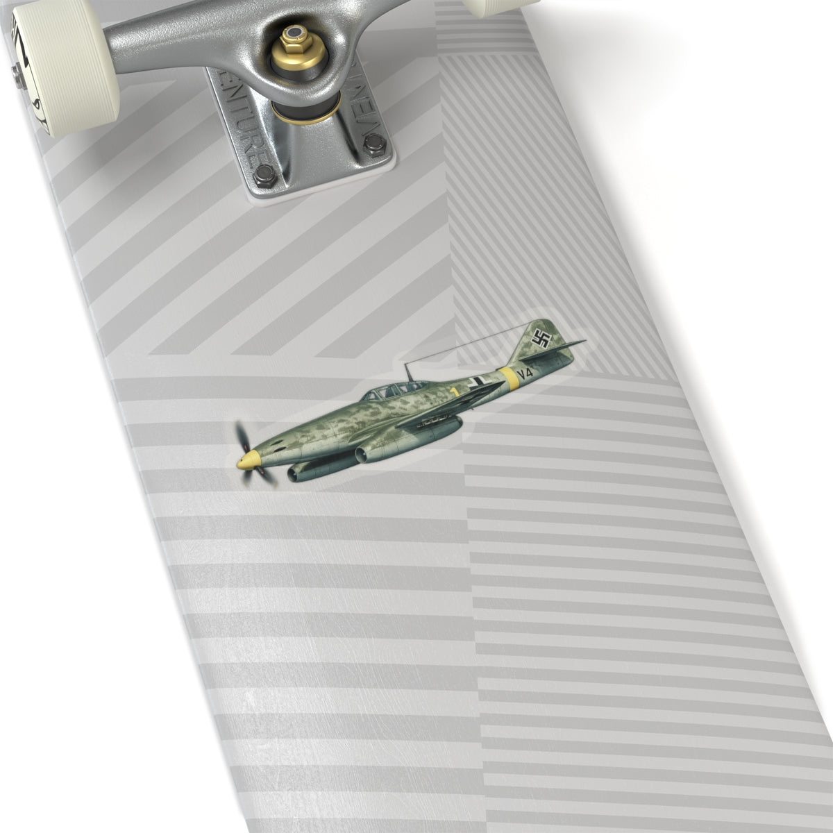 Kiss-Cut Stickers - WWII - Fighter Aircraft - Messerschmitt Me 262 - Profile - Left - In Flight