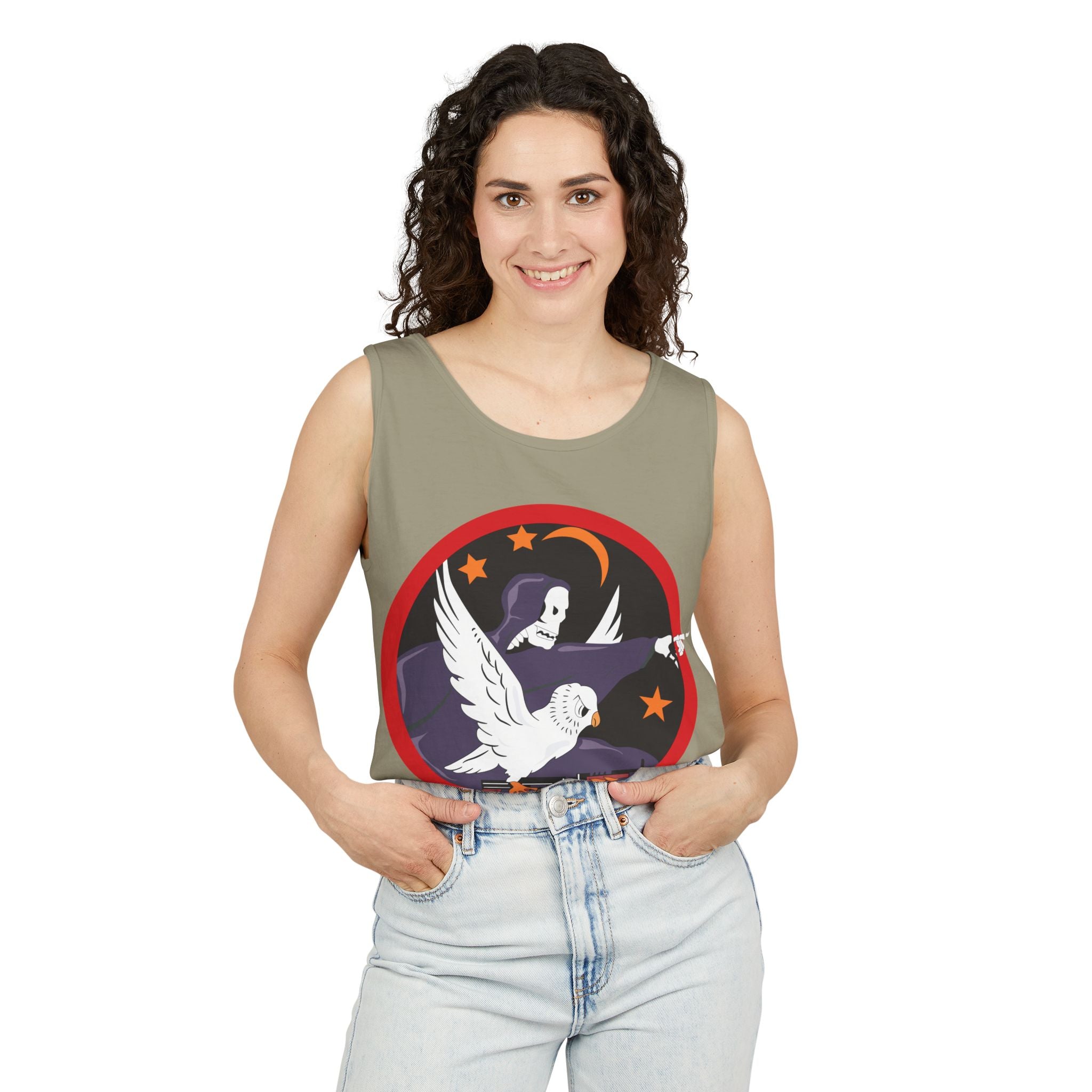 Unisex Garment-Dyed Tank Top - AAC - 416th Night Fighter Squadron wo txt X 300
