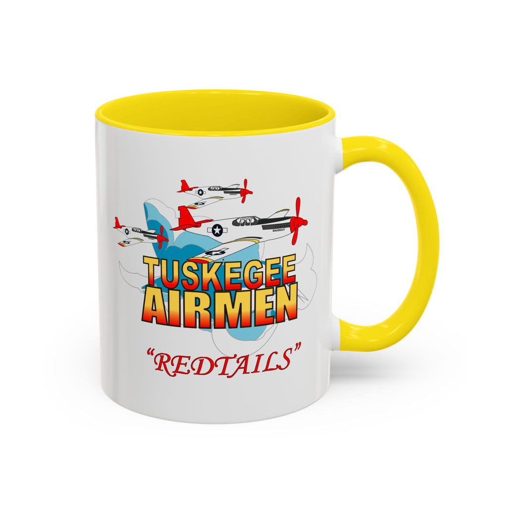 Accent Coffee Mug - Army Air Corp - Tuskegee Airmen - Redtails - 3AC - X 300