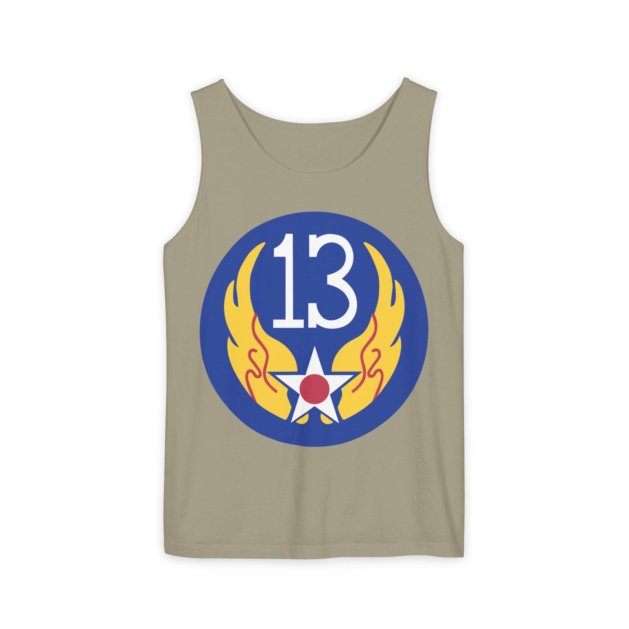 Unisex Garment-Dyed Tank Top - AAC - SSI - 13th Air Force wo Txt X 300