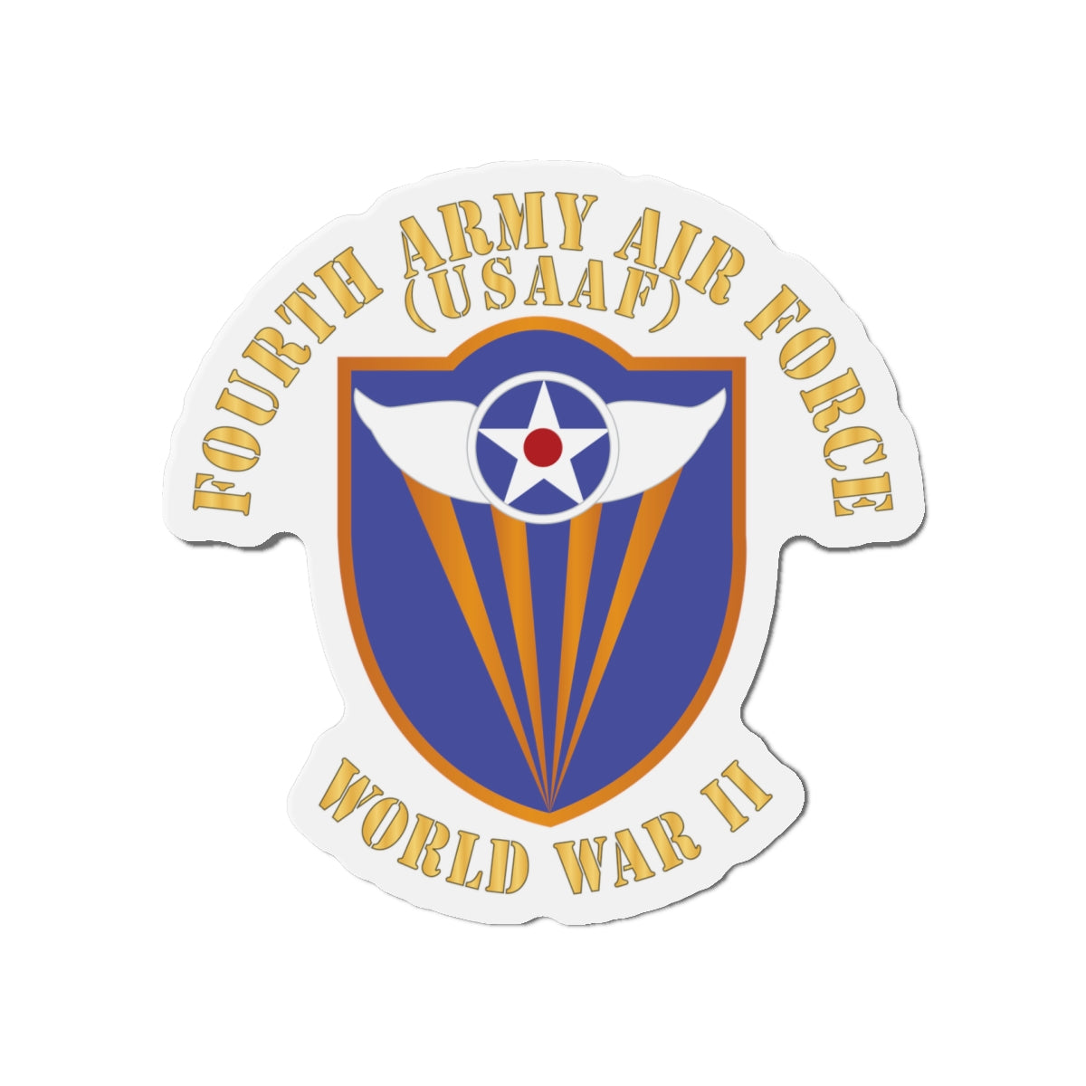 Die-Cut Magnets - AAC - SSI - 4th Air Force - WWII - USAAF x 300