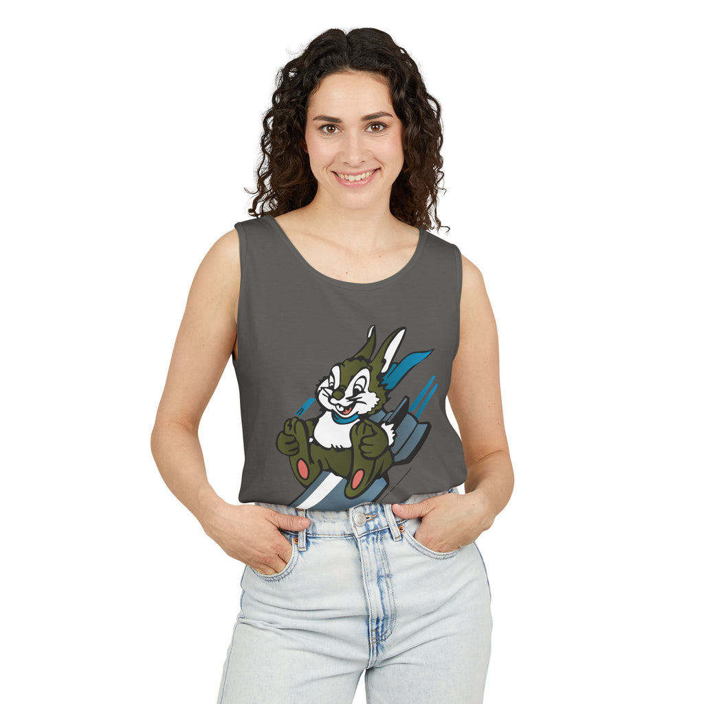 Unisex Garment-Dyed Tank Top - AAC - 799th Bombardment Squadron wo txt X 300