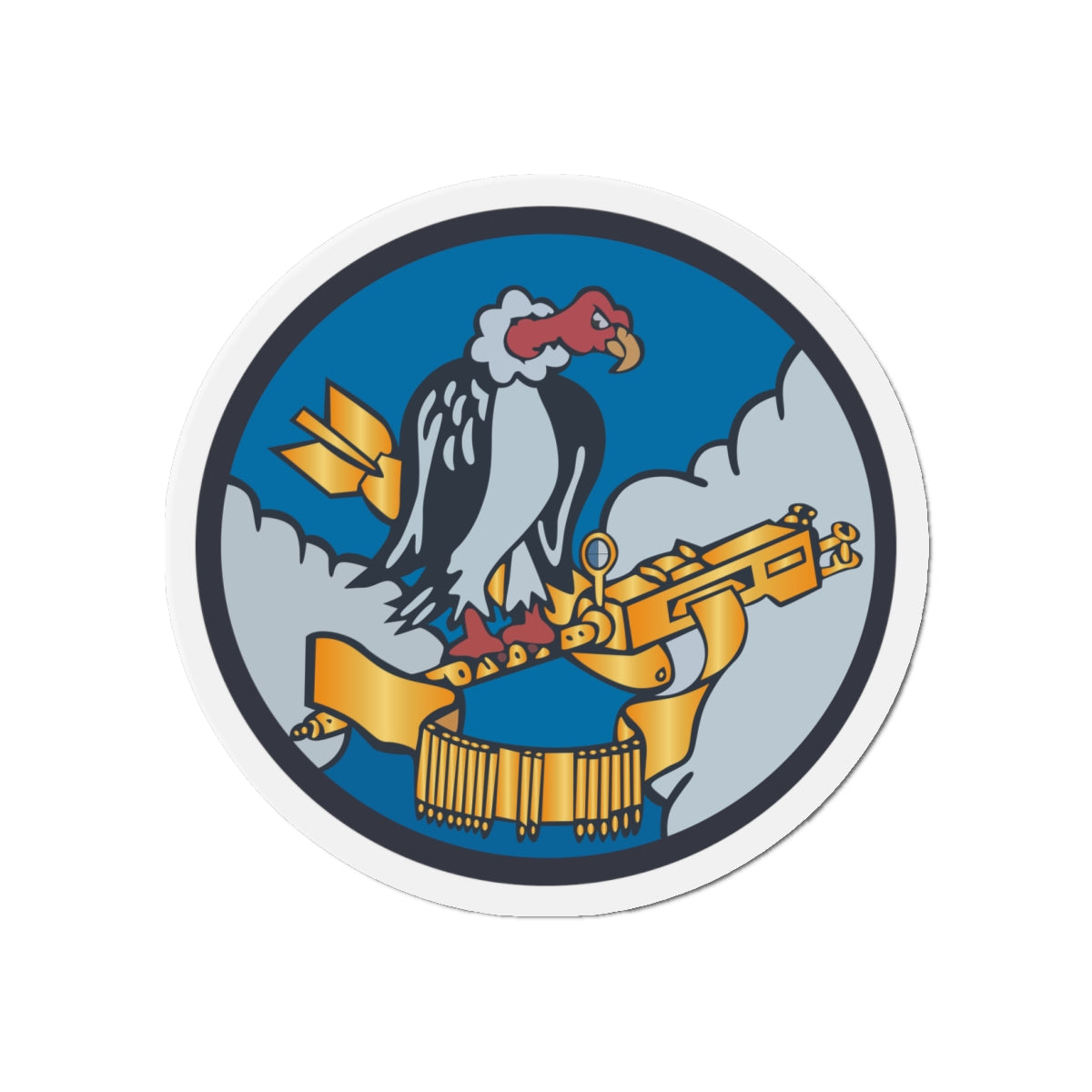 Die-Cut Magnets - AAC - 826th Bomb Squadron, 484th Bomb Group - 15th AAF wo txt  X 300