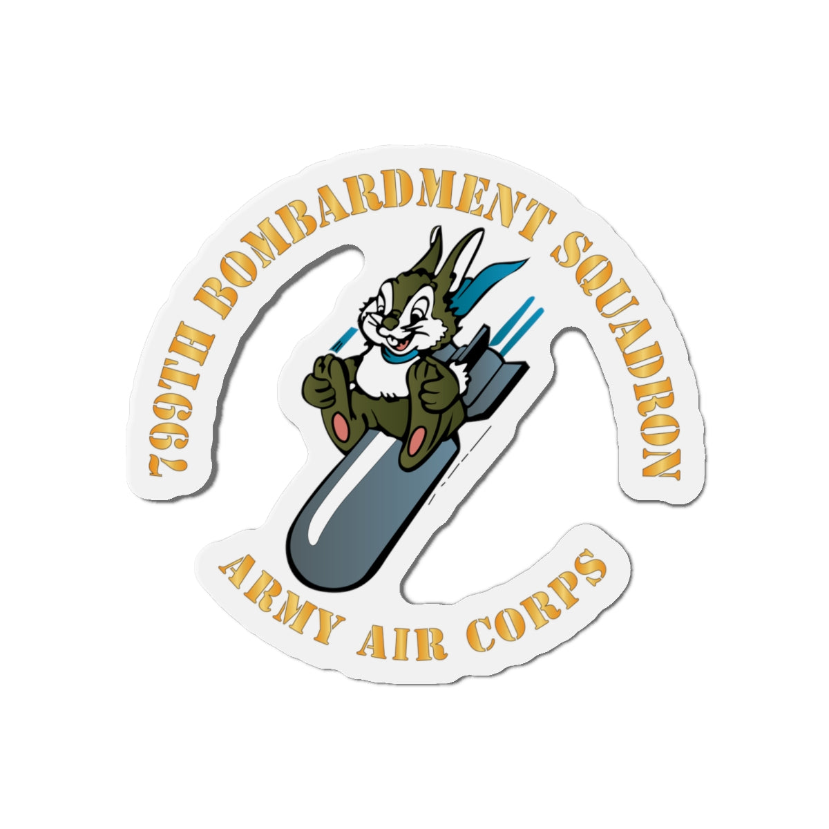 Die-Cut Magnets - AAC - 799th Bombardment Squadron X 300