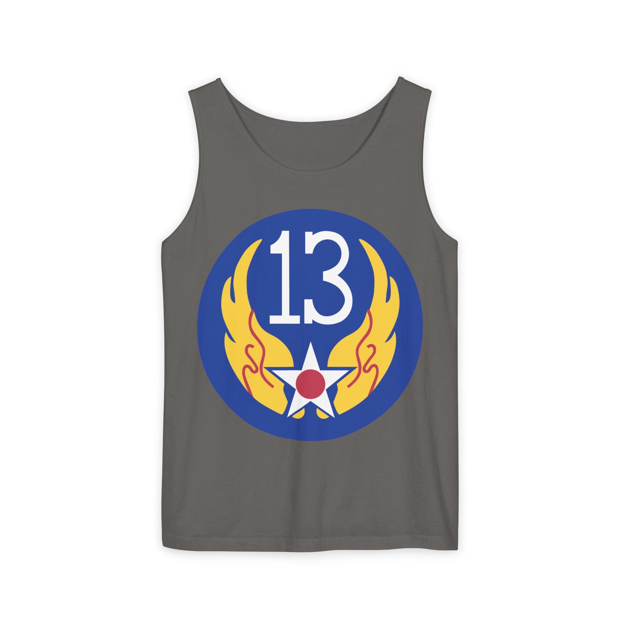 Unisex Garment-Dyed Tank Top - AAC - SSI - 13th Air Force wo Txt X 300