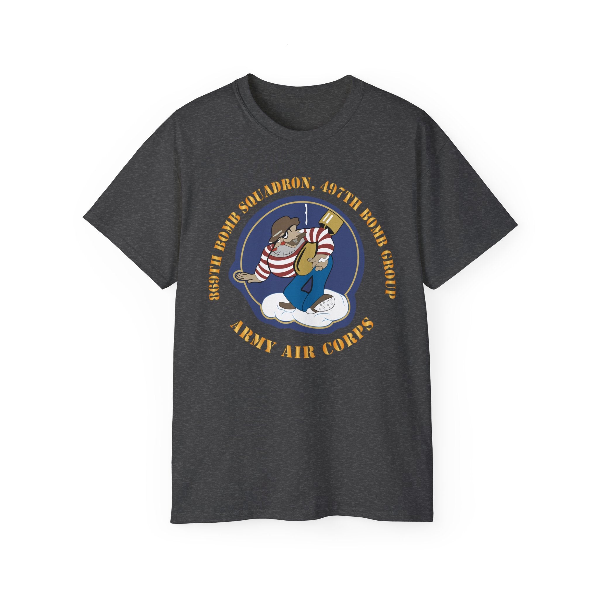 Unisex Ultra Cotton Tee - AAC - 869th Bomb Squadron, 497th Bomb Group X 300