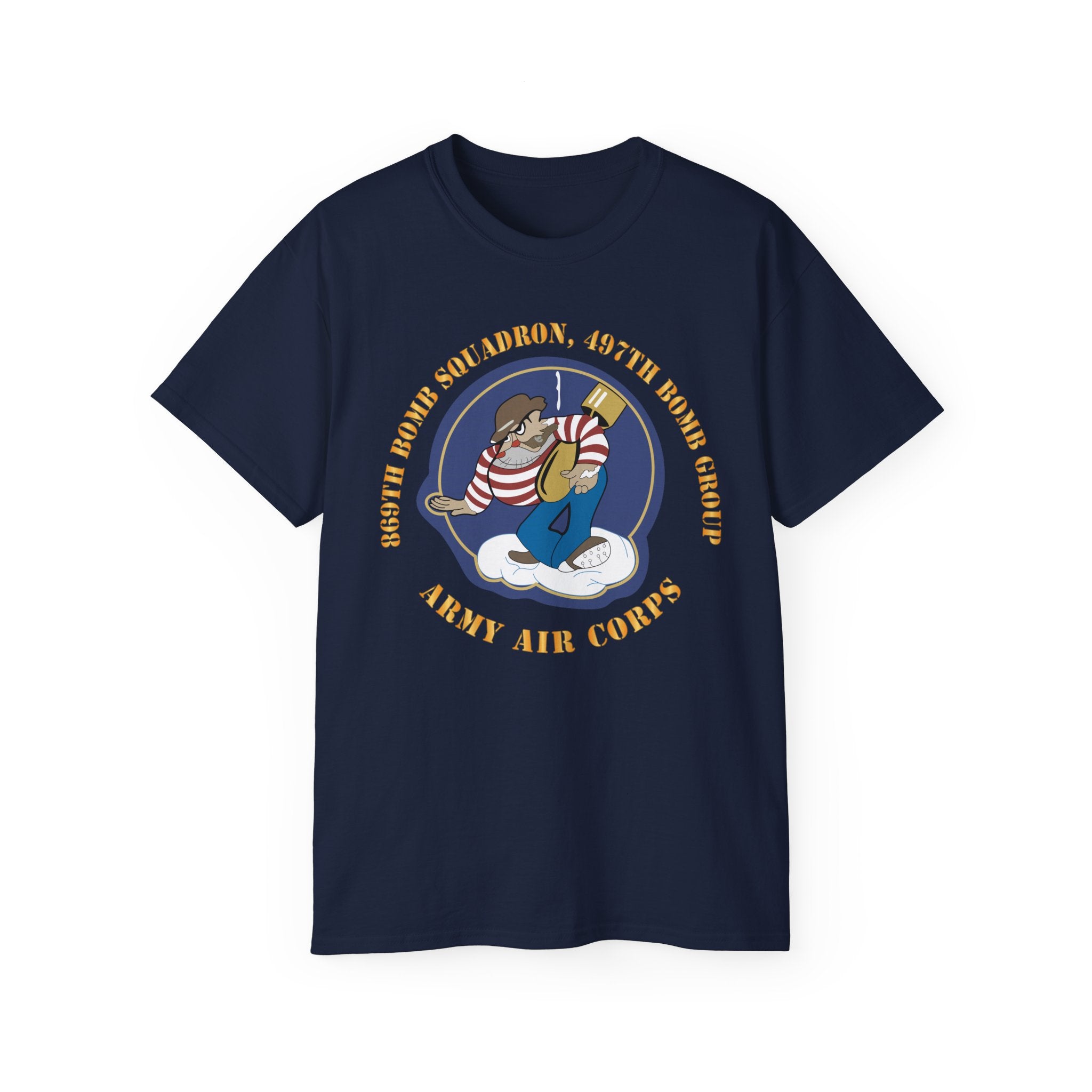 Unisex Ultra Cotton Tee - AAC - 869th Bomb Squadron, 497th Bomb Group X 300