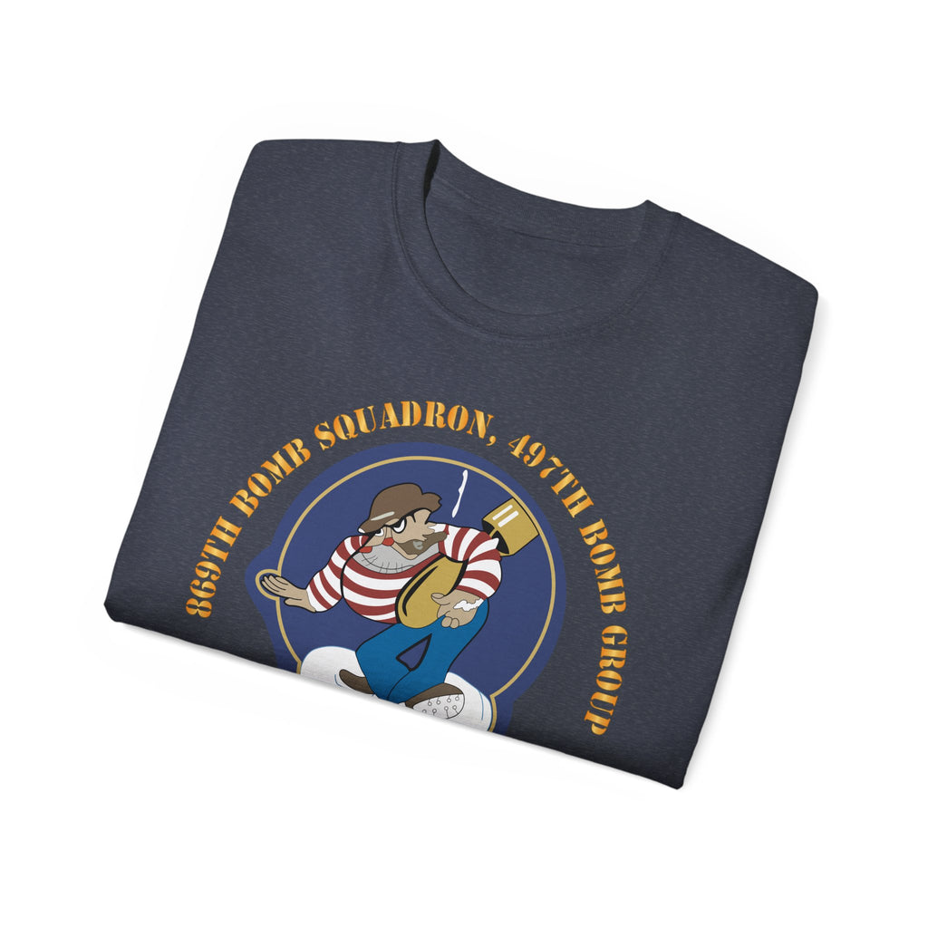 Unisex Ultra Cotton Tee - AAC - 869th Bomb Squadron, 497th Bomb Group X 300
