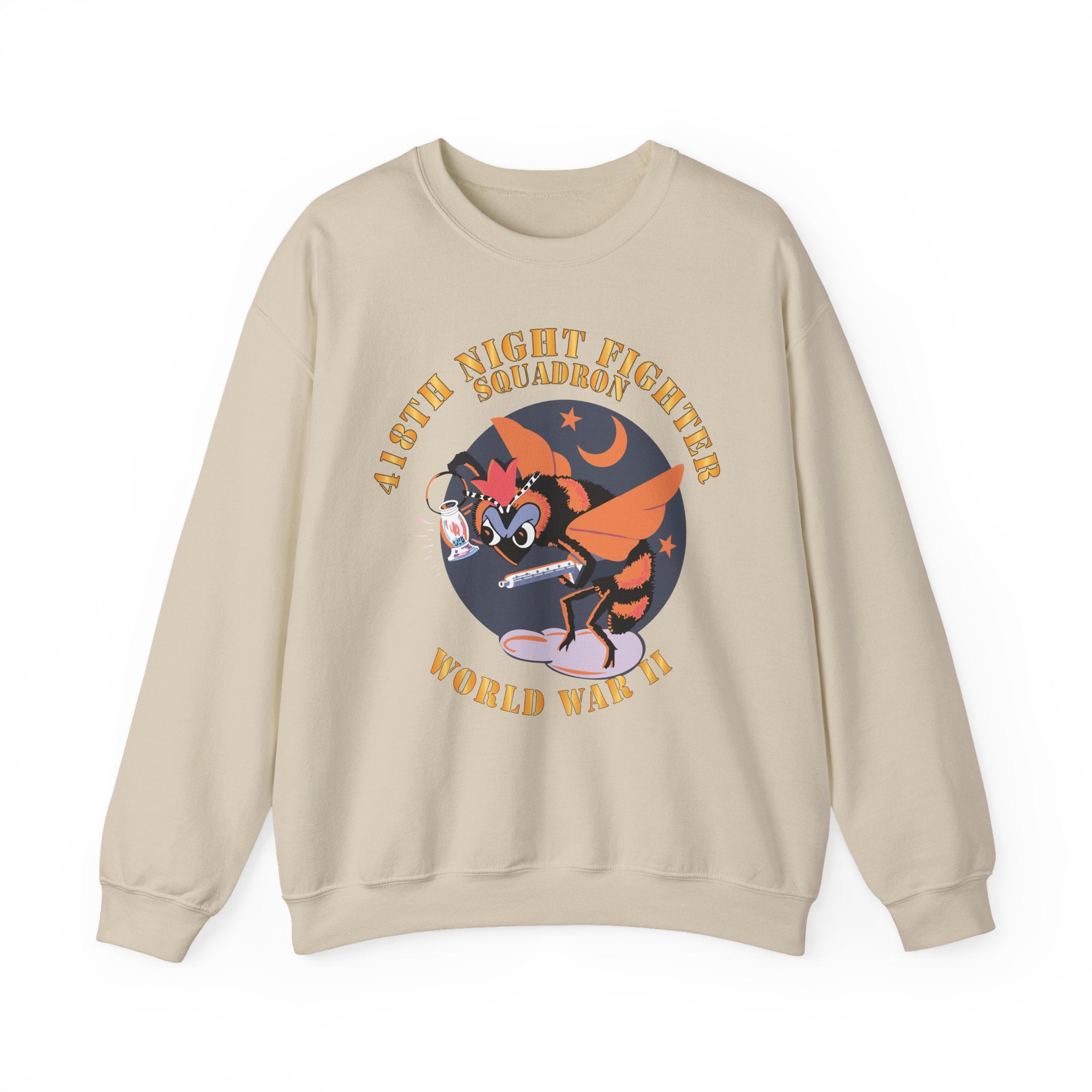 Crewneck Sweatshirt - AAC - 418th Night Fighter Squadron - WWII X 300