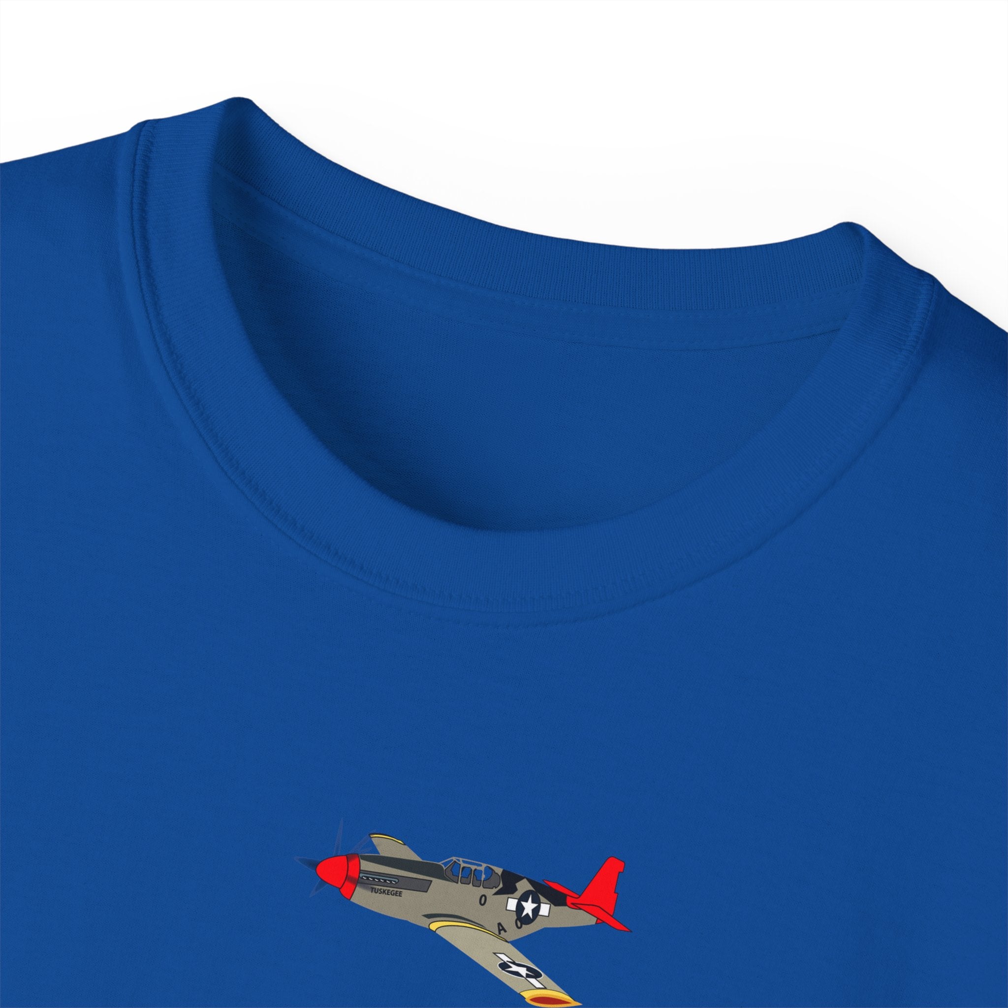 Unisex Ultra Cotton Tee - Army - AAC - 332nd Fighter Group - 12th AF - Red Tails wo Txt