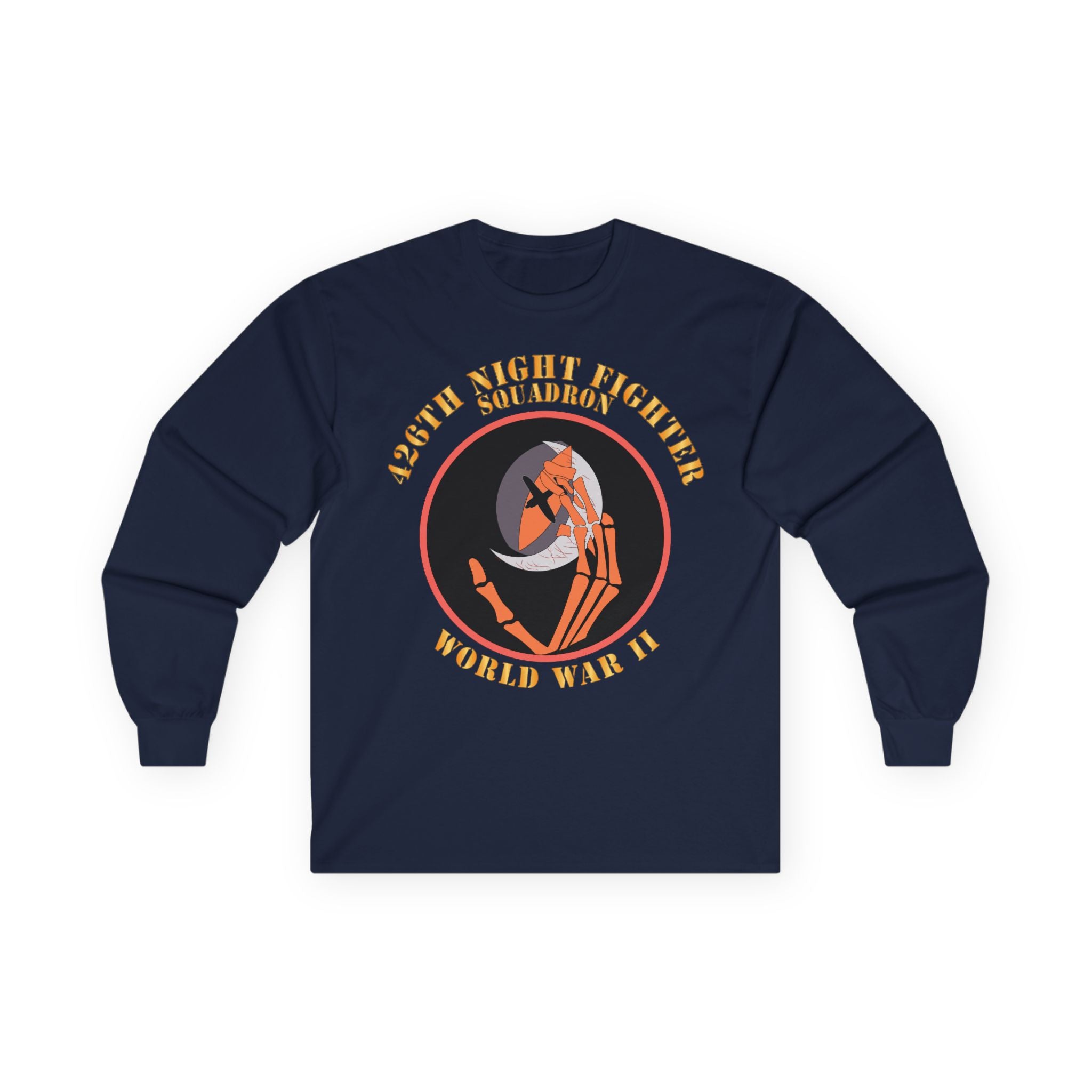 Unisex Long Sleeve Tee - AAC - 426th Night Fighter Squadron - WWII X 300