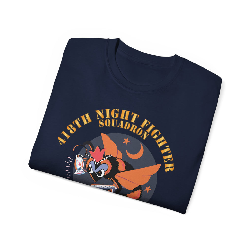 Unisex Ultra Cotton Tee - AAC - 418th Night Fighter Squadron - WWII X 300