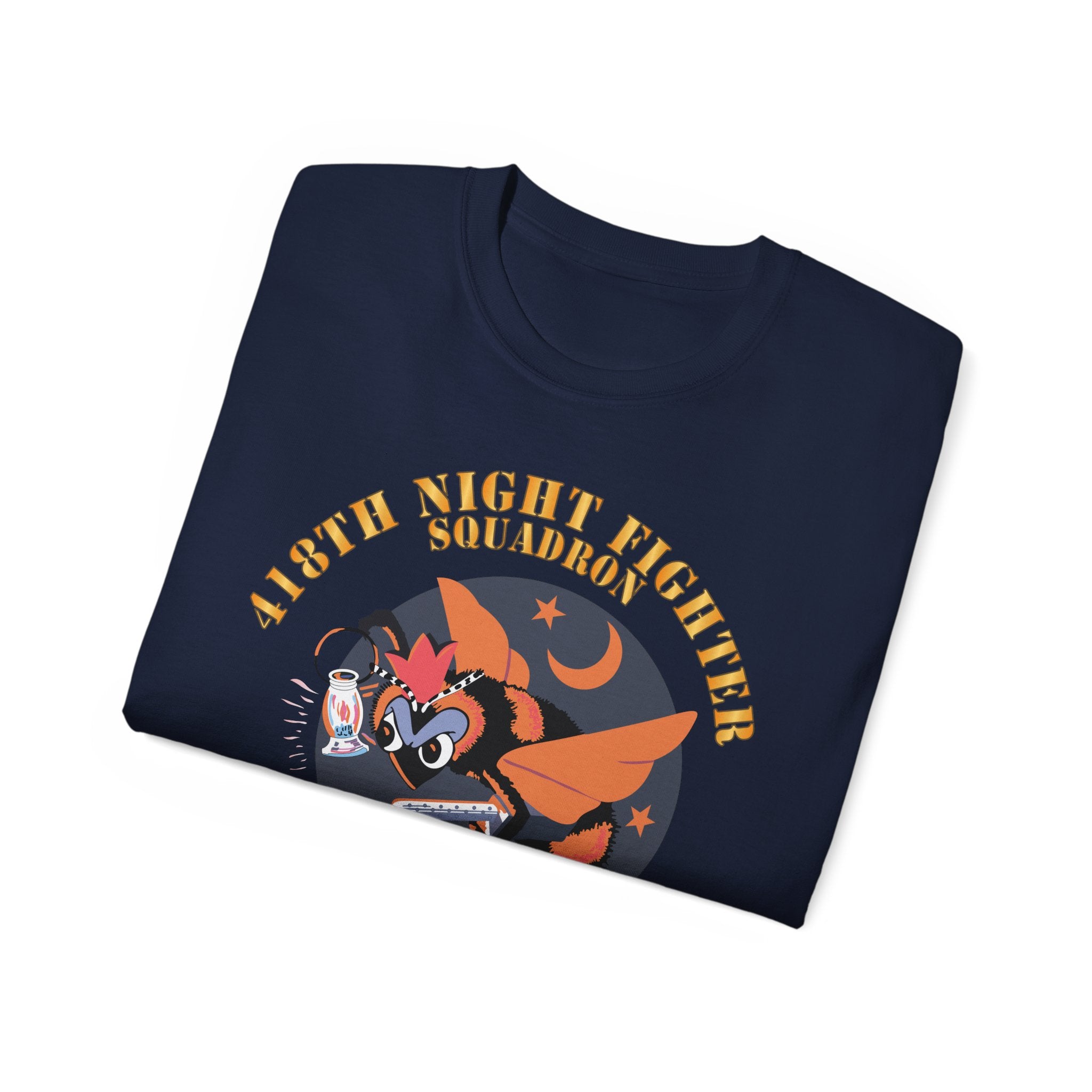 Unisex Ultra Cotton Tee - AAC - 418th Night Fighter Squadron - WWII X 300